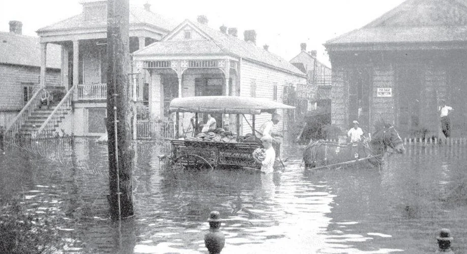 Major Floods in the Mississippi River and Louisiana Region