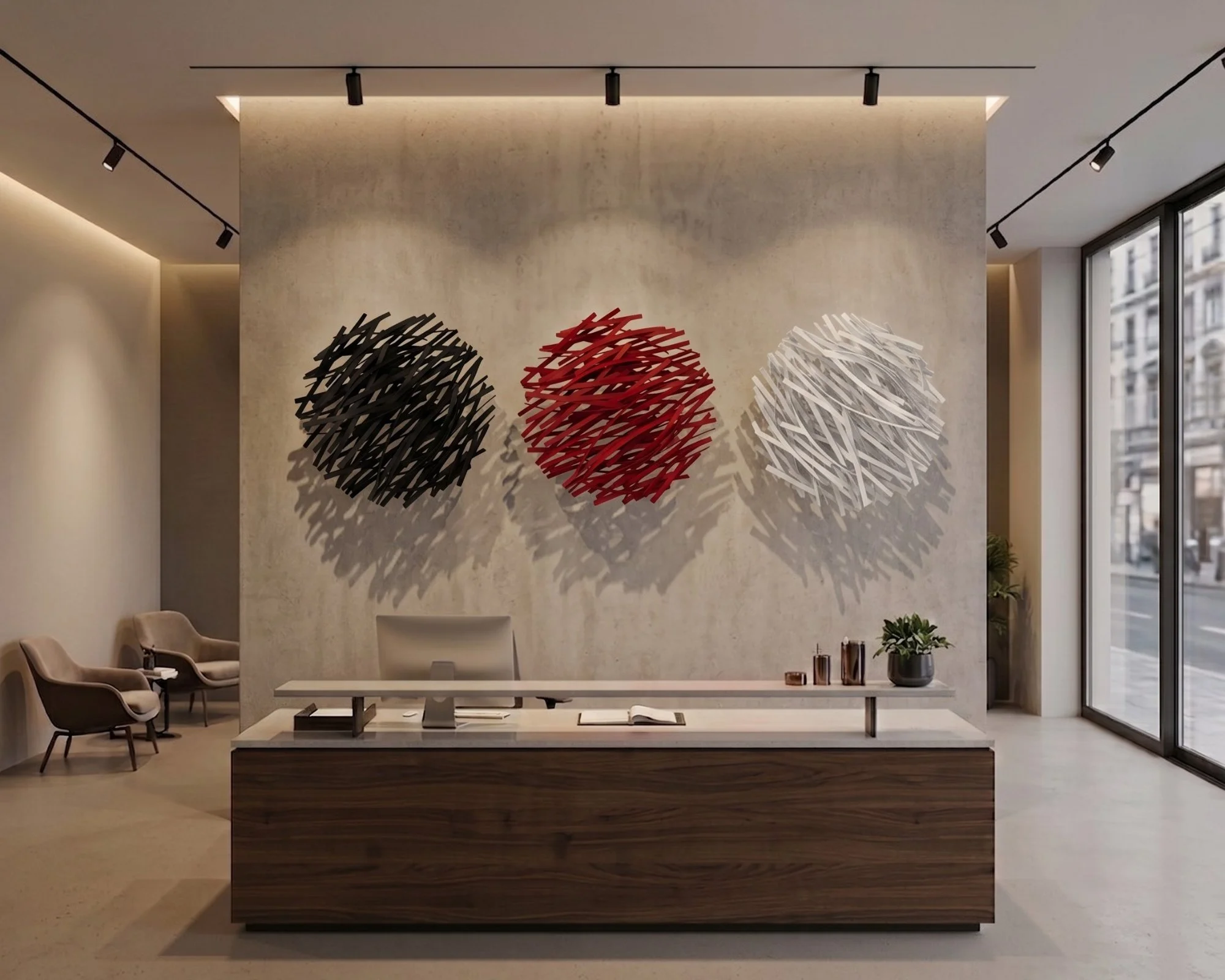 tricolor-round-metal-sculpture-modern-reception-desk.jpg