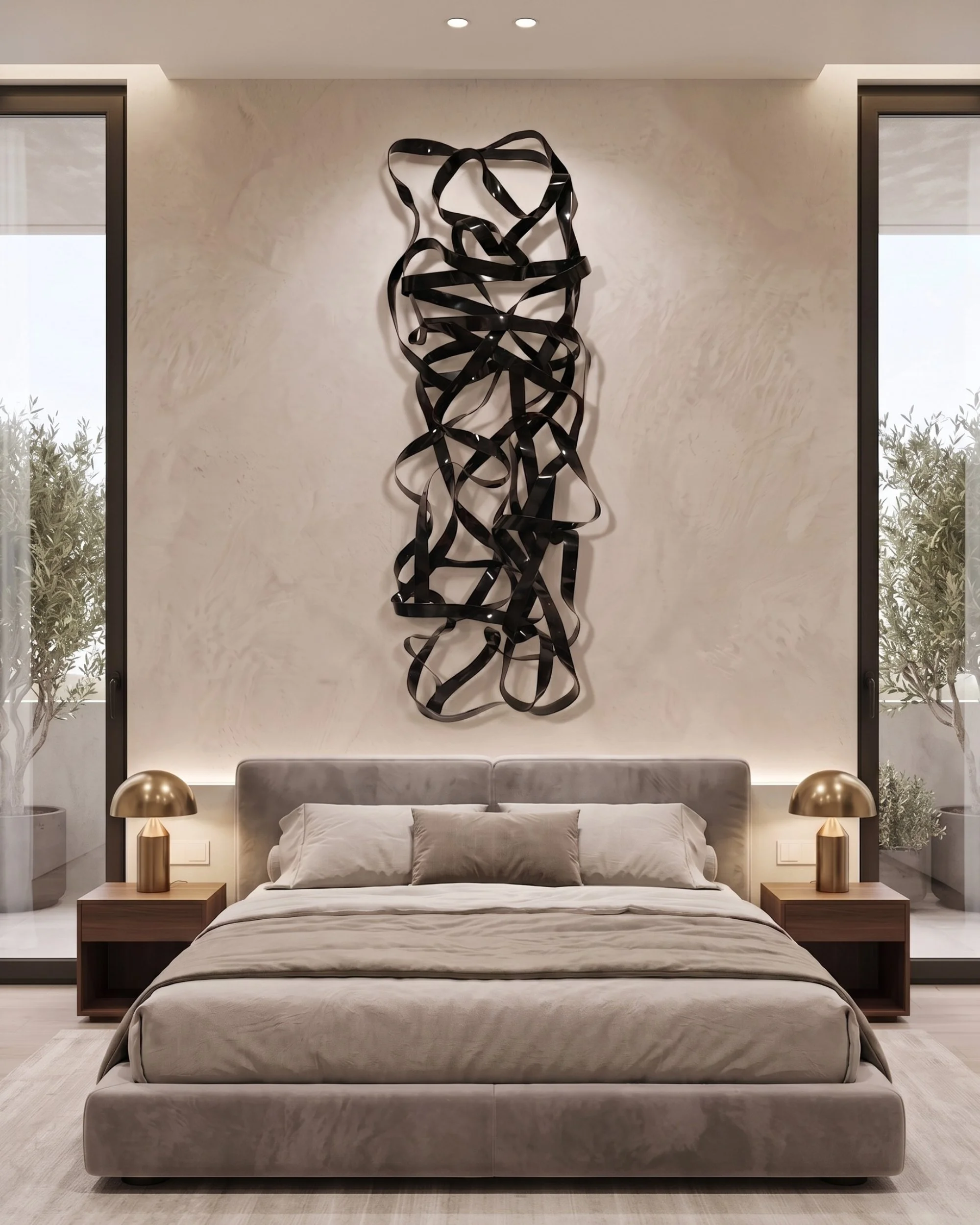 vertical-black-metal-wall-decor-above-bed.jpg
