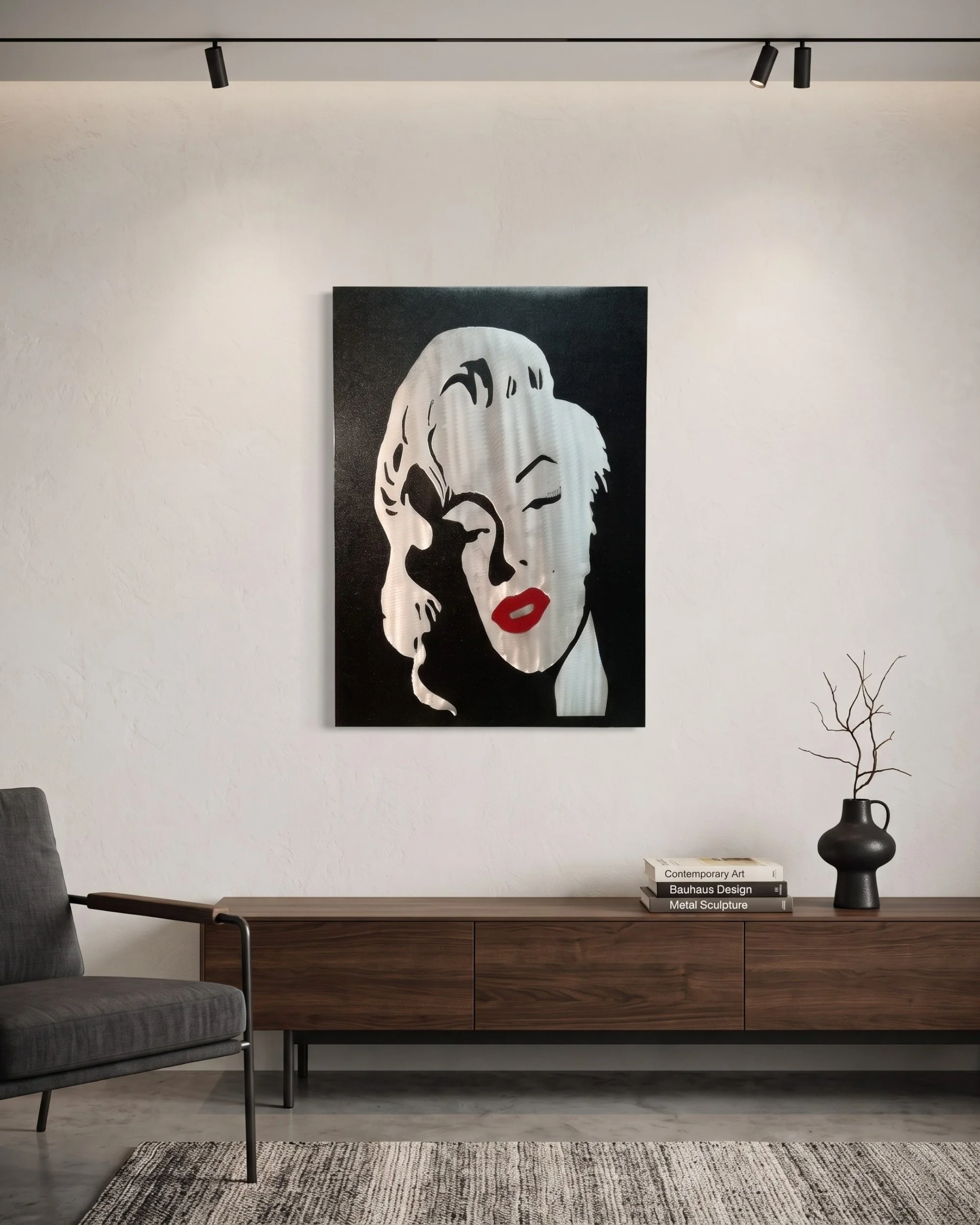 marilyn-monroe-metal-portrait-minimalist-living-room.jpg