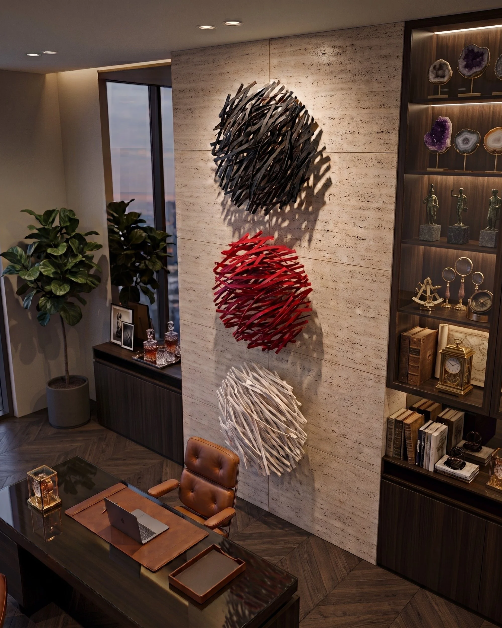 luxury-home-office-tricolor-metal-sculpture-travertin.jpg