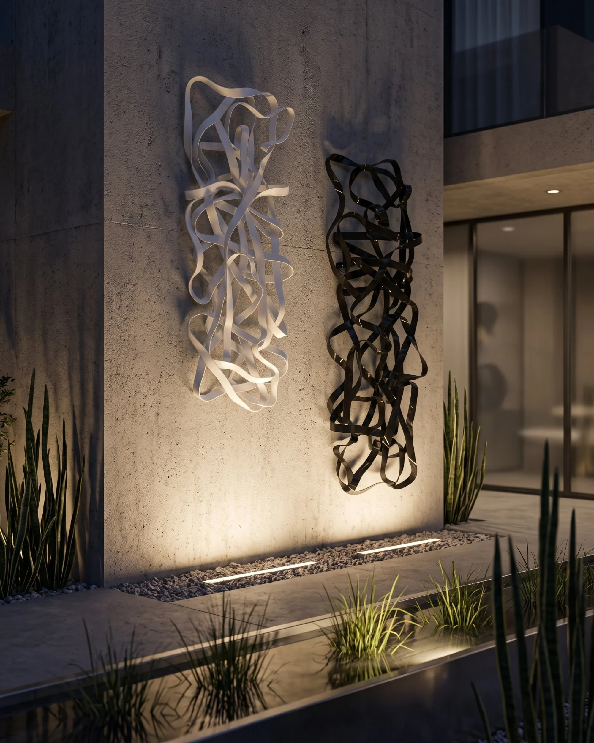 outdoor-monochrome-metal-sculpture-concrete-wall-decor.jpg