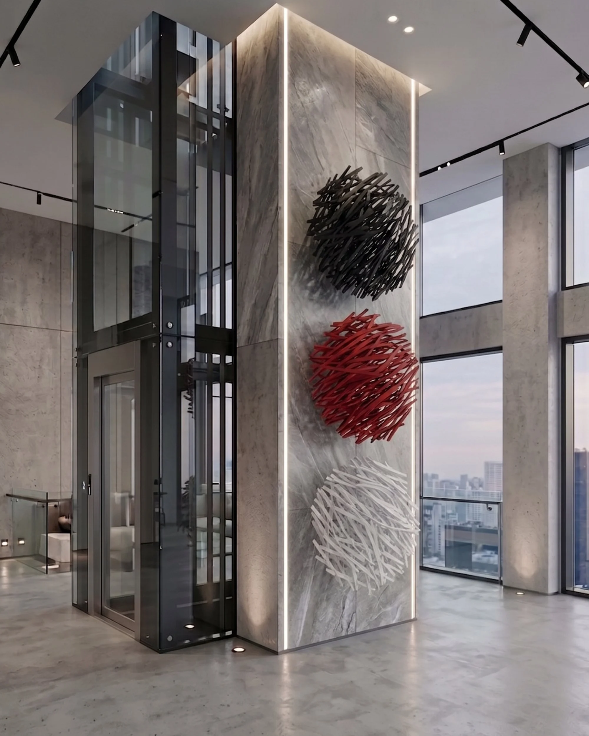 modern-tricolor-sculpture-marble-elevator-column.jpg