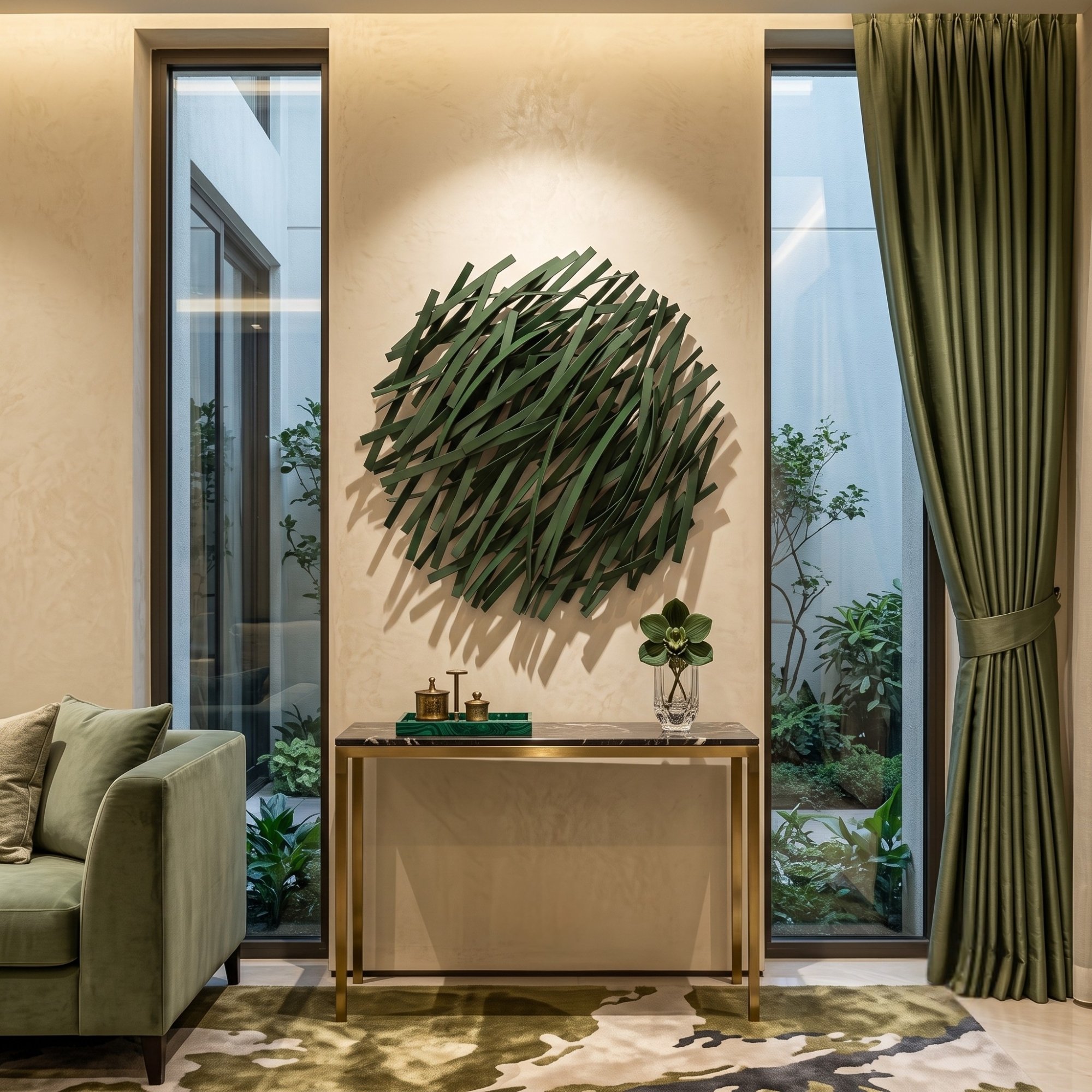 forest-green-wall-art-modern-entryway-decor.jpg