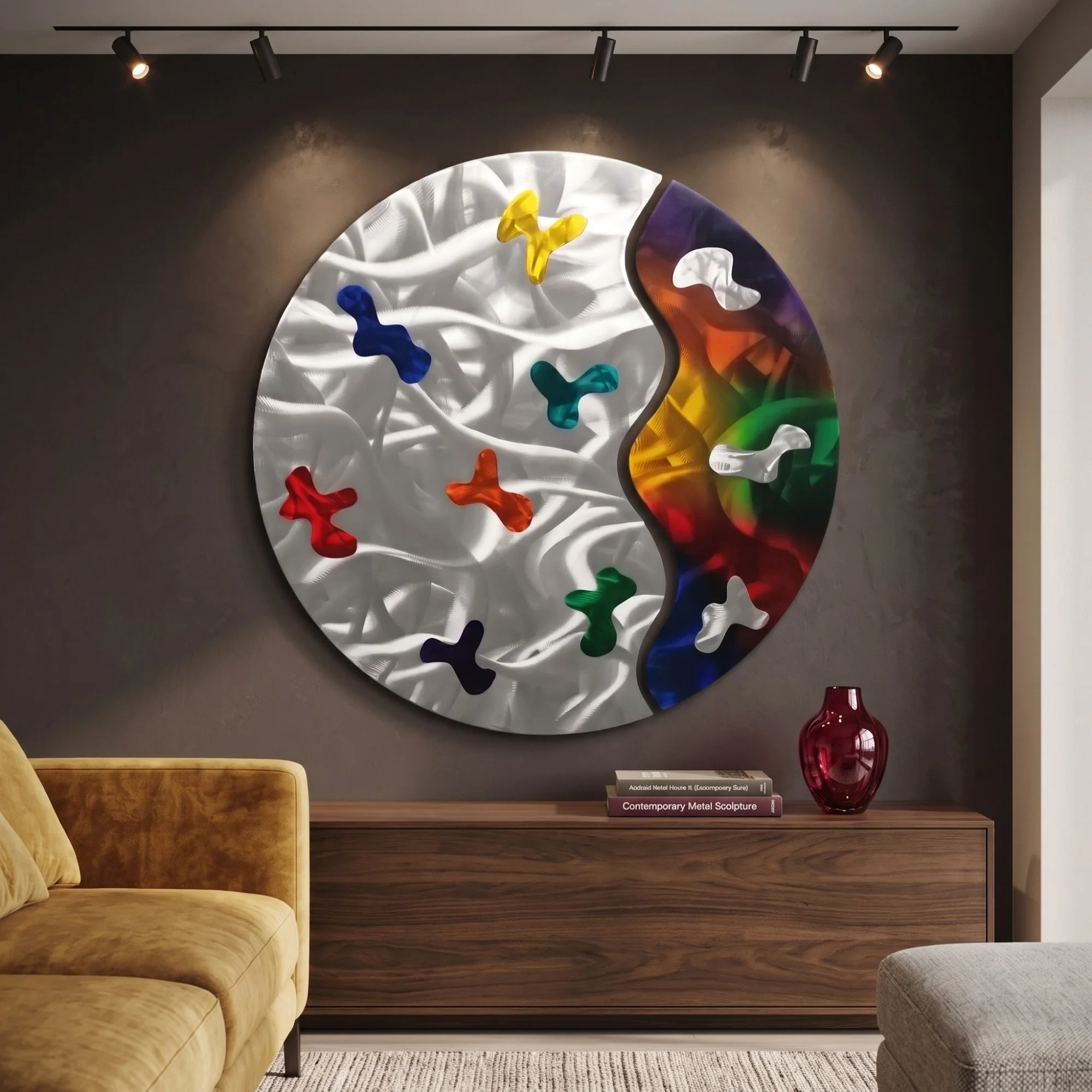 circular-metal-sculpture-dark-wall-moody-lighting.jpg