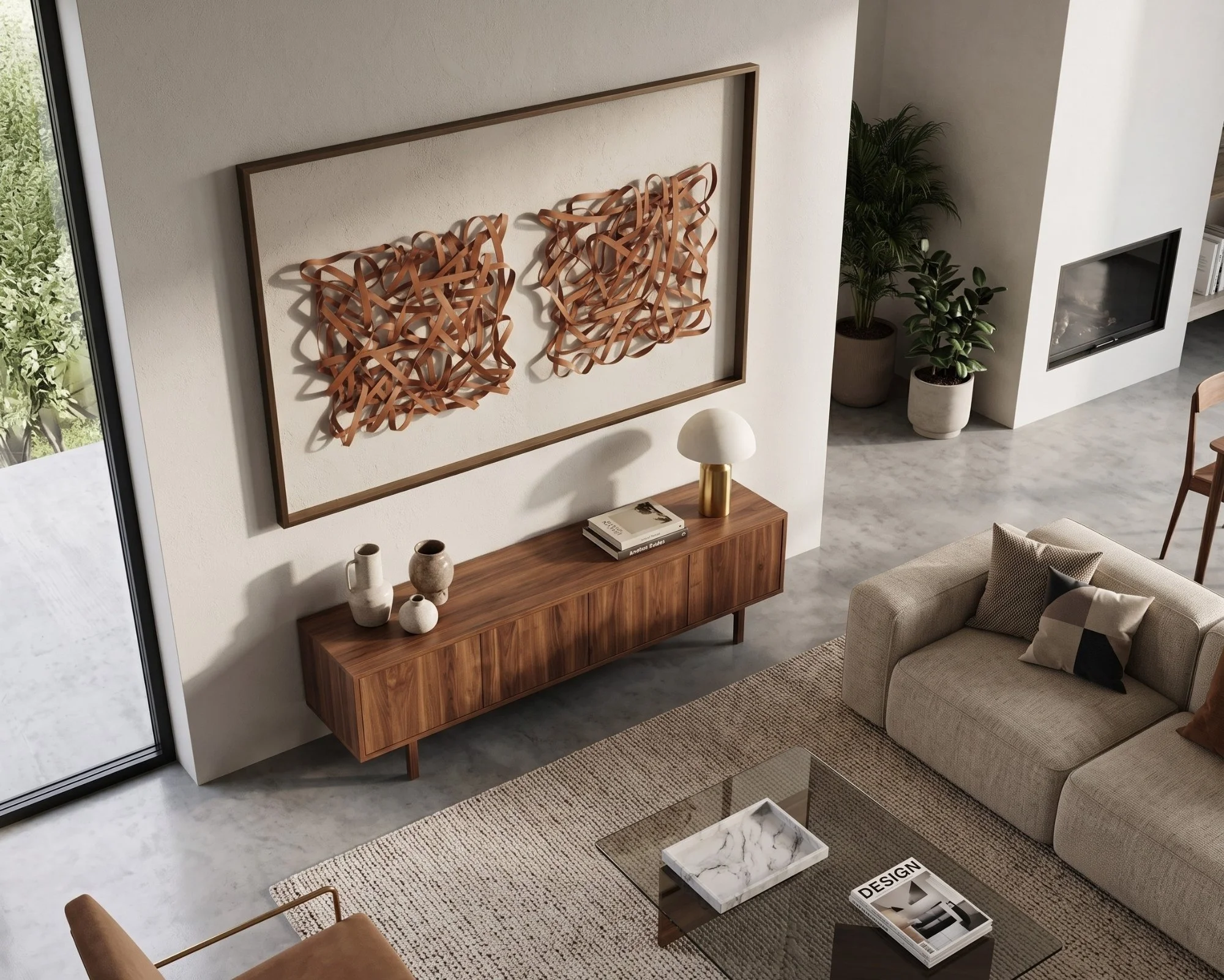ramed-leather-brown-metal-wall-decor-mid-century.jpg