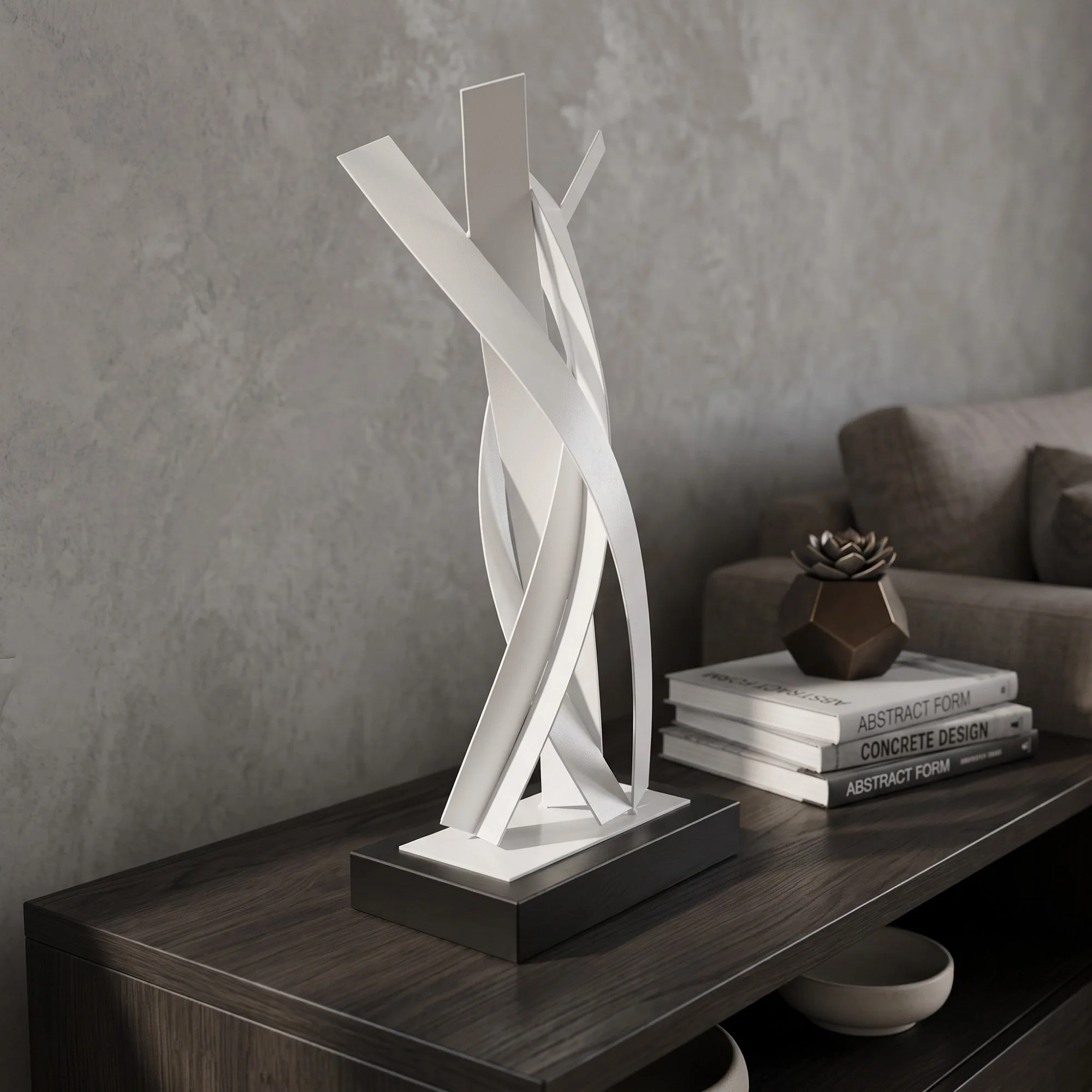 abstract-metal-statue-curved-design-dark-wood-furniture.jpg