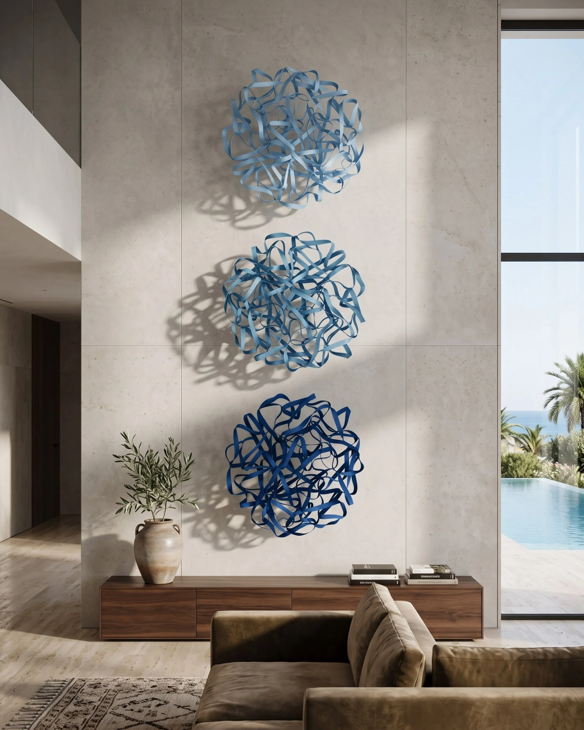 large-vertical-blue-metal-decor-high-ceiling-villa.jpg