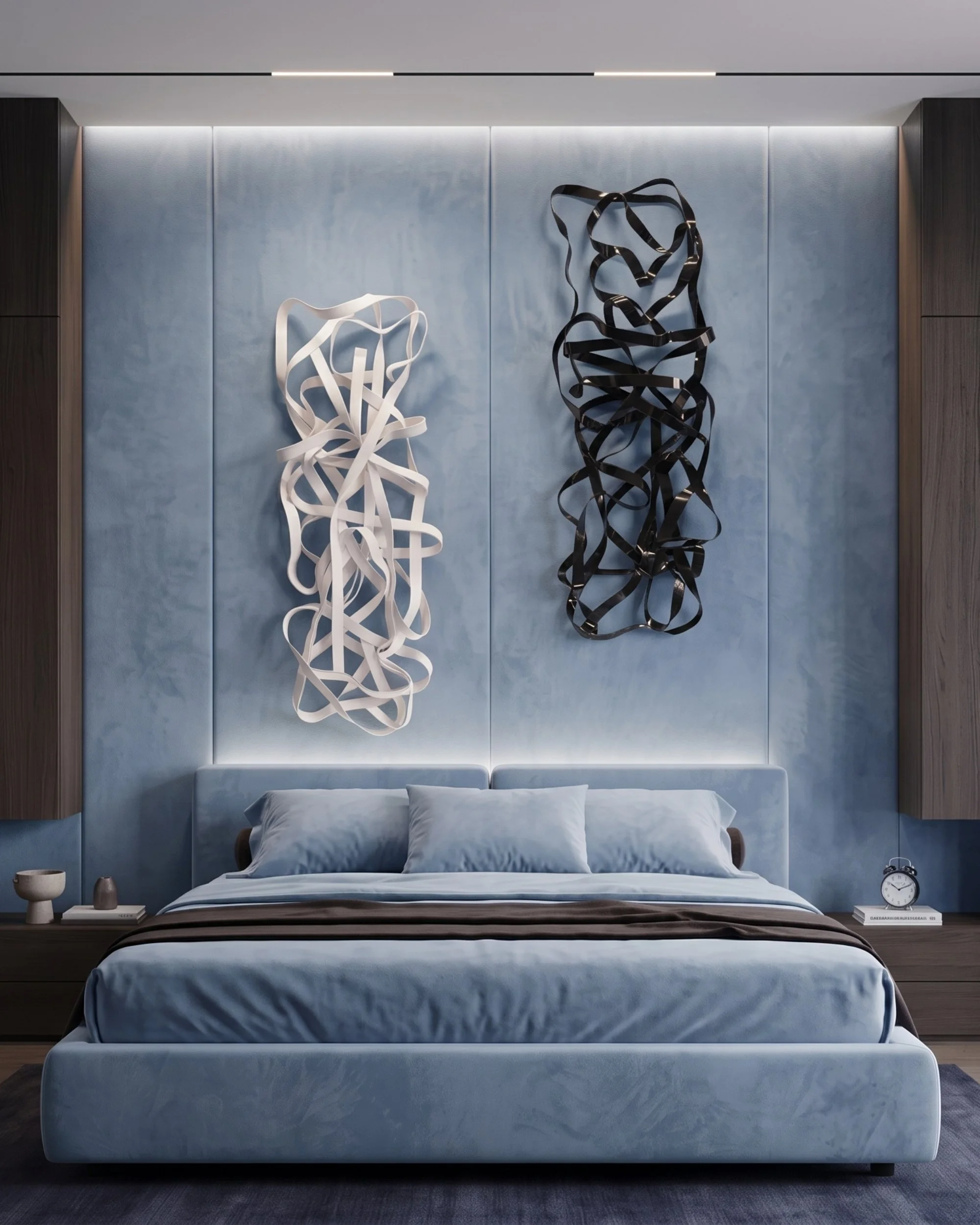 modern-bedroom-decor-black-white-metal-art-diptych.jpg
