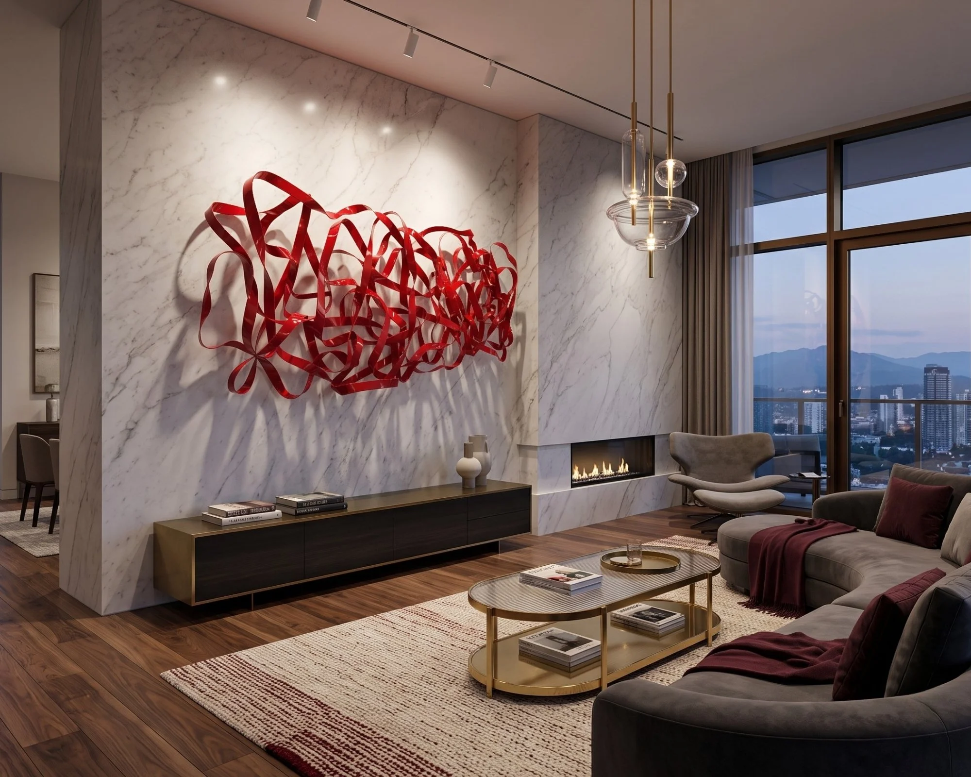 luxury-red-metal-artwork-marble-wall-living-room.jpg