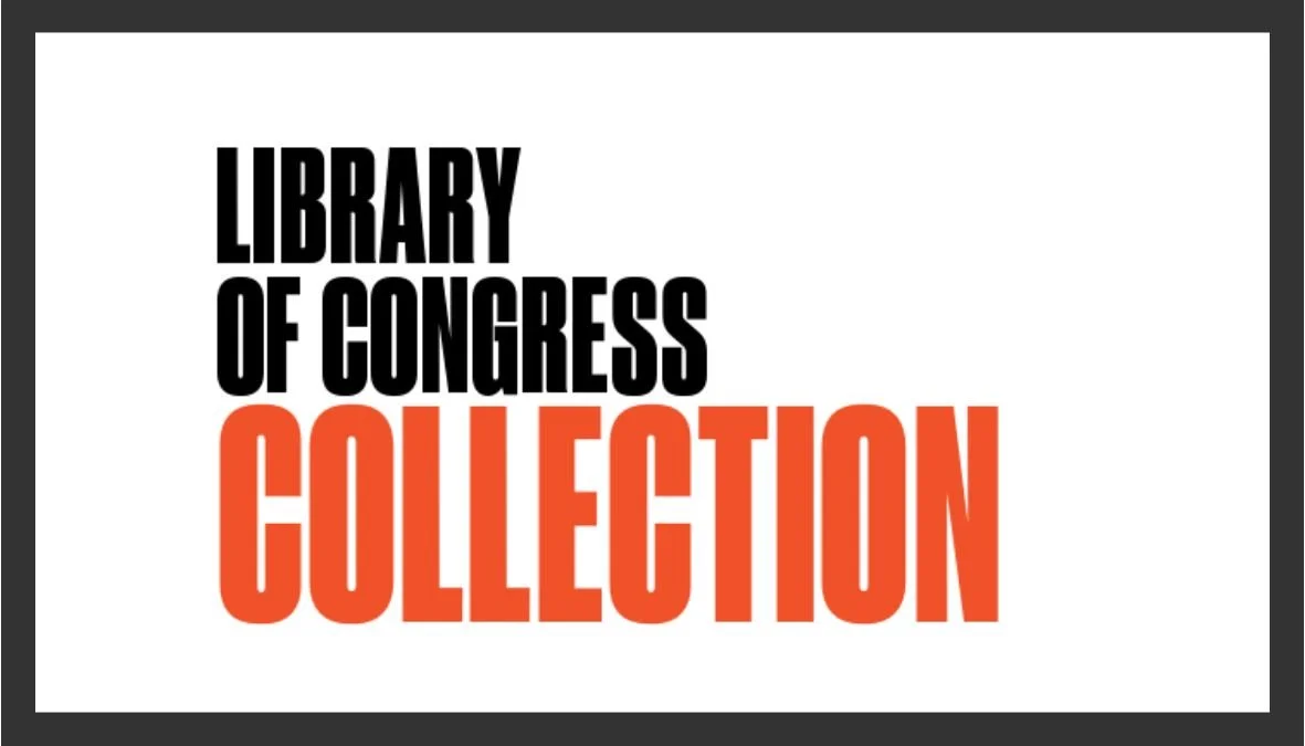 Text graphic reading 'Library of Congress Collection' with 'Collection' in orange and the rest in black on a white background.