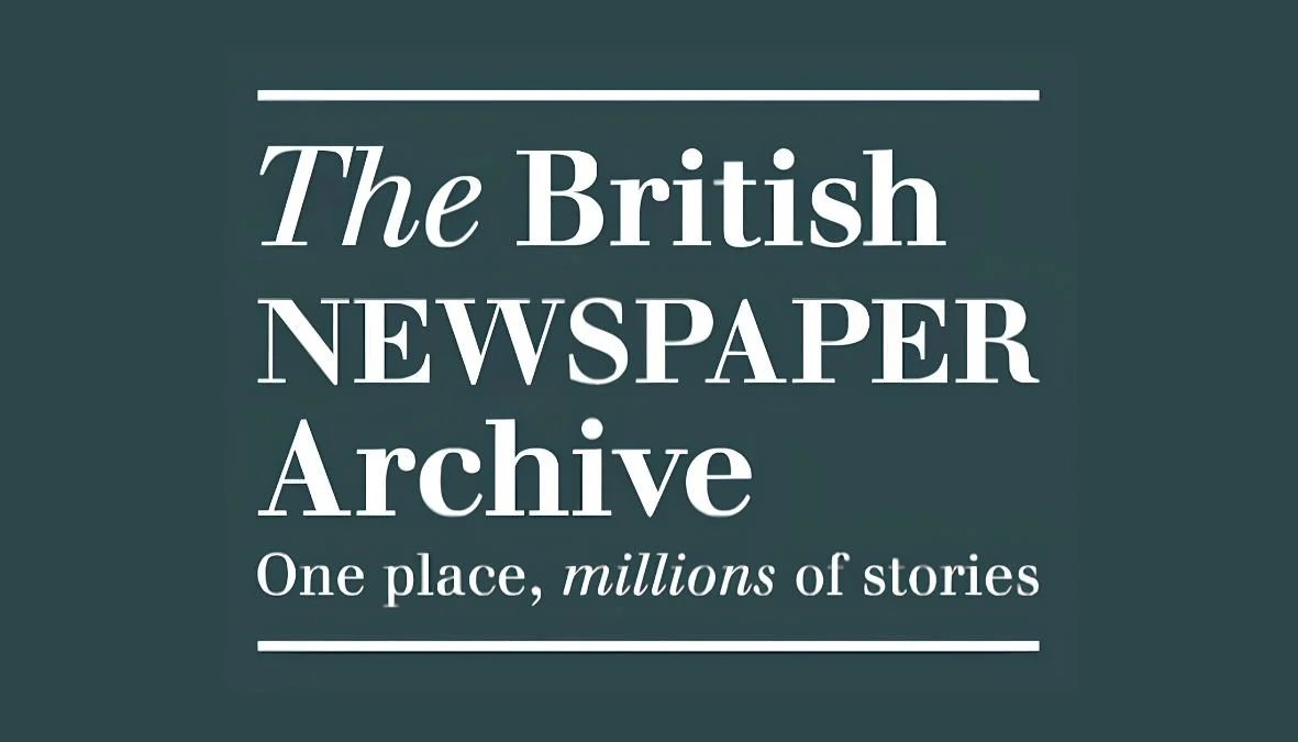Title page for The British Newspaper Archive with the subtitle "One place, millions of stories".