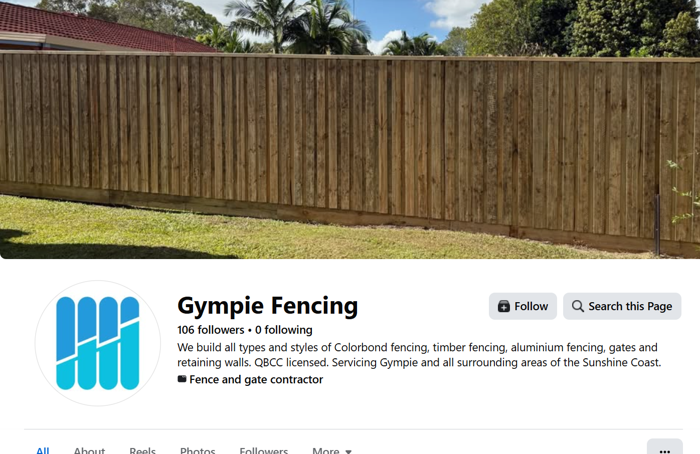 I manage Gympie Fencing across Facebook and Instagram, creating content that showcases completed fencing projects, promotes their services and builds a strong, consistent online presence.