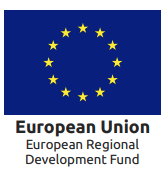 European Union flag with text 'European Union European Regional Development Fund'