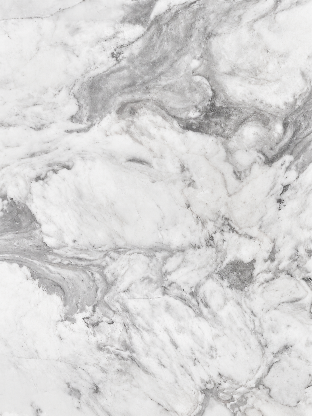 Marble surface with white and gray swirling patterns.