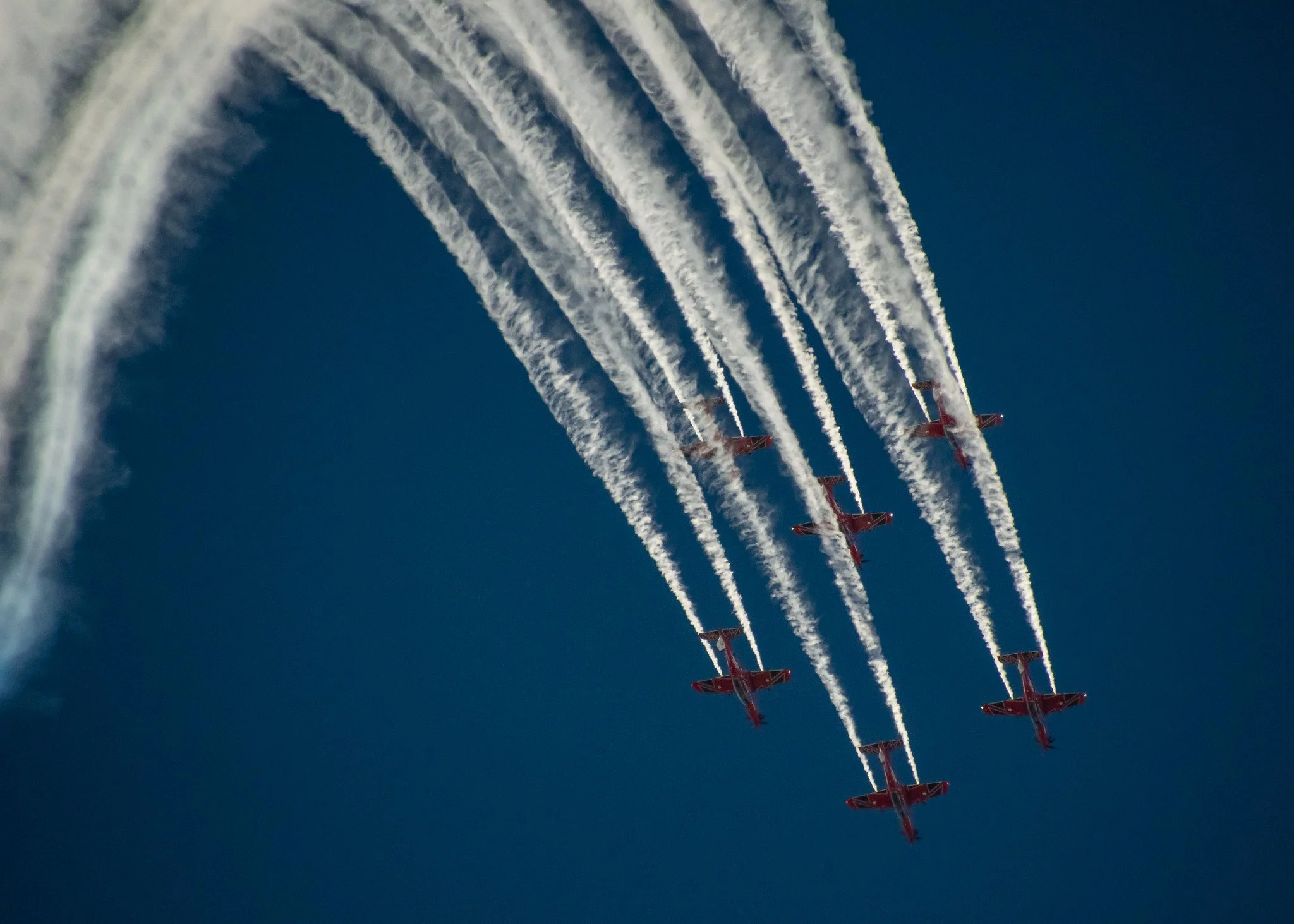 The Roulettes, Air Force 100th Flypast, Canberra, ACT
