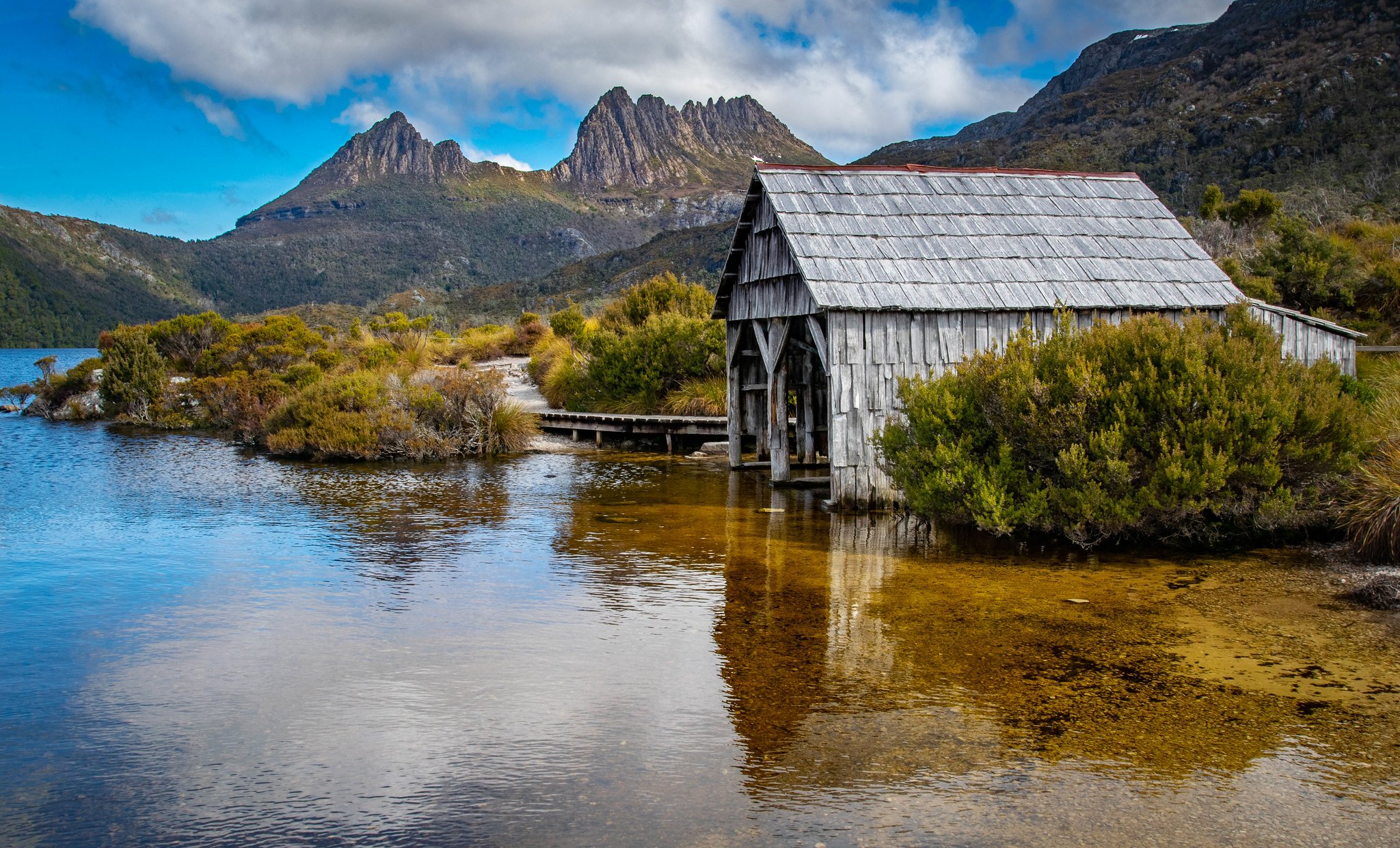 Dove Lake Boatshed, Cradle Mountain, TAS