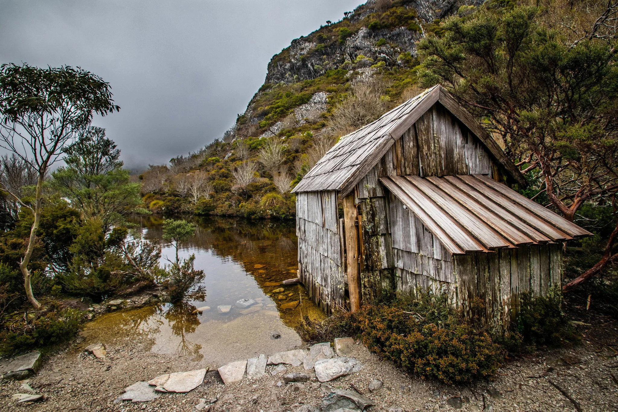 Crater Lake Boathouse, Cradle Mountain, TAS