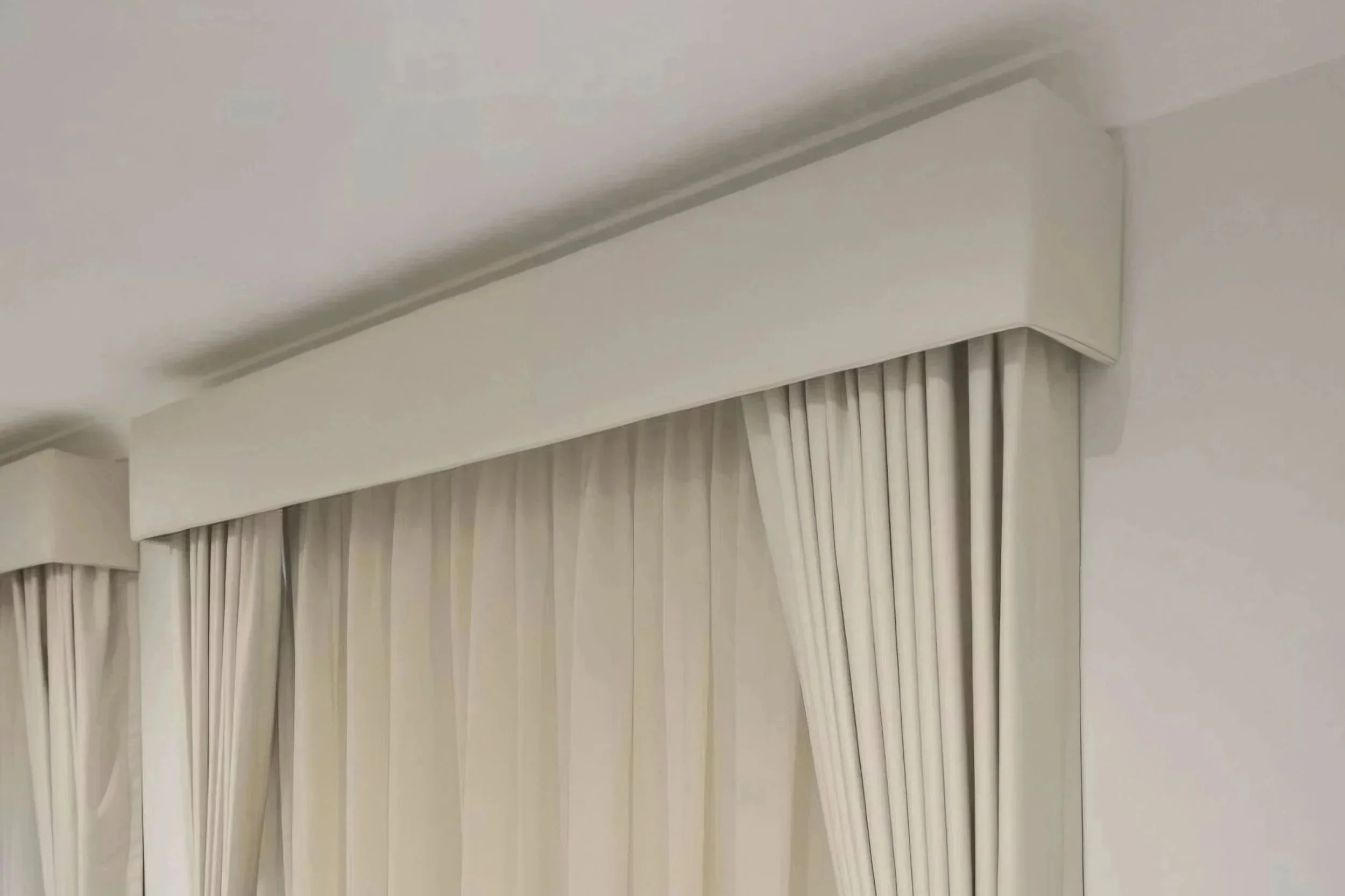 Padded and Piped Upholstered Pelmet
