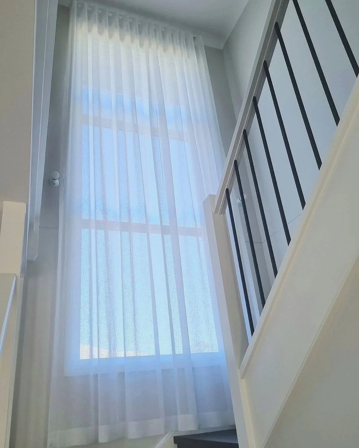 Stair well curtains