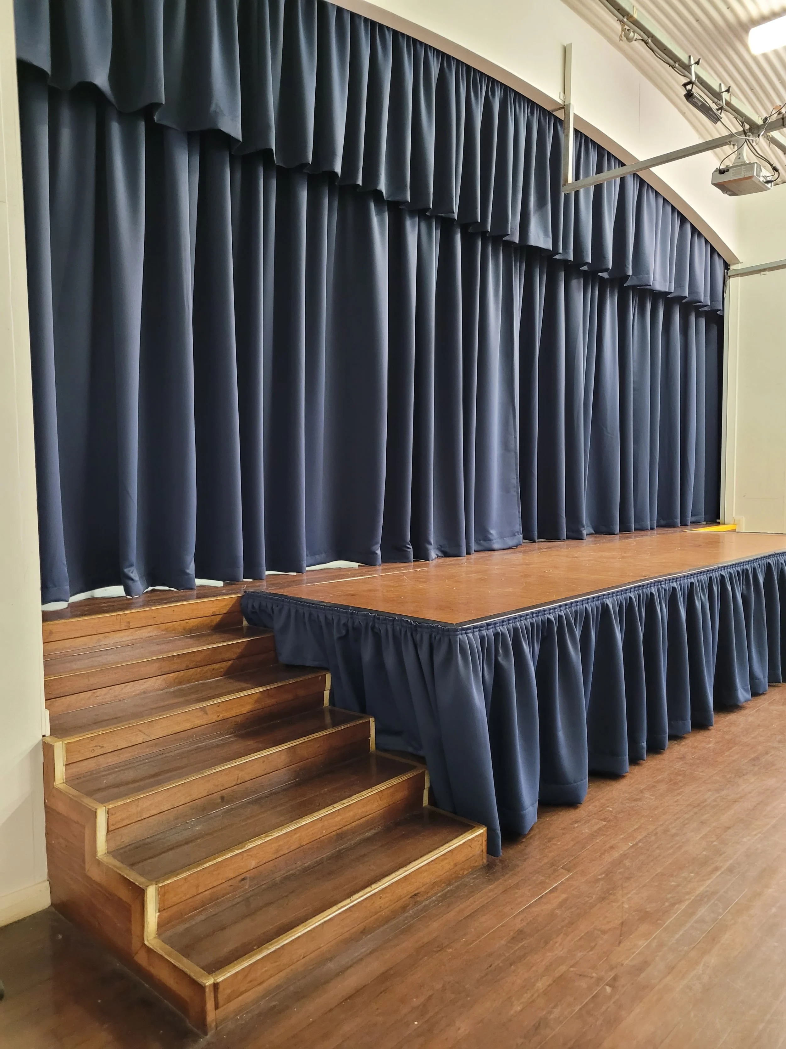 Stage Curtains and oversize