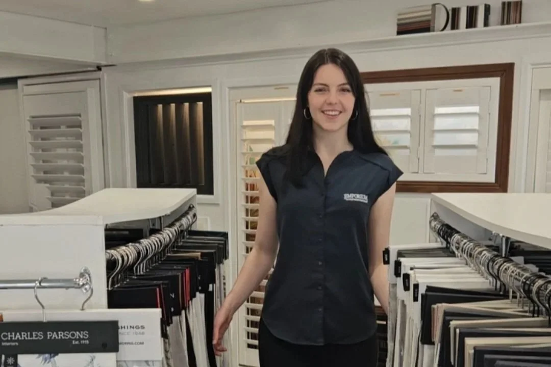 Central Coast Curtains blinds shutters and awnings showroom. Huge range of samples.