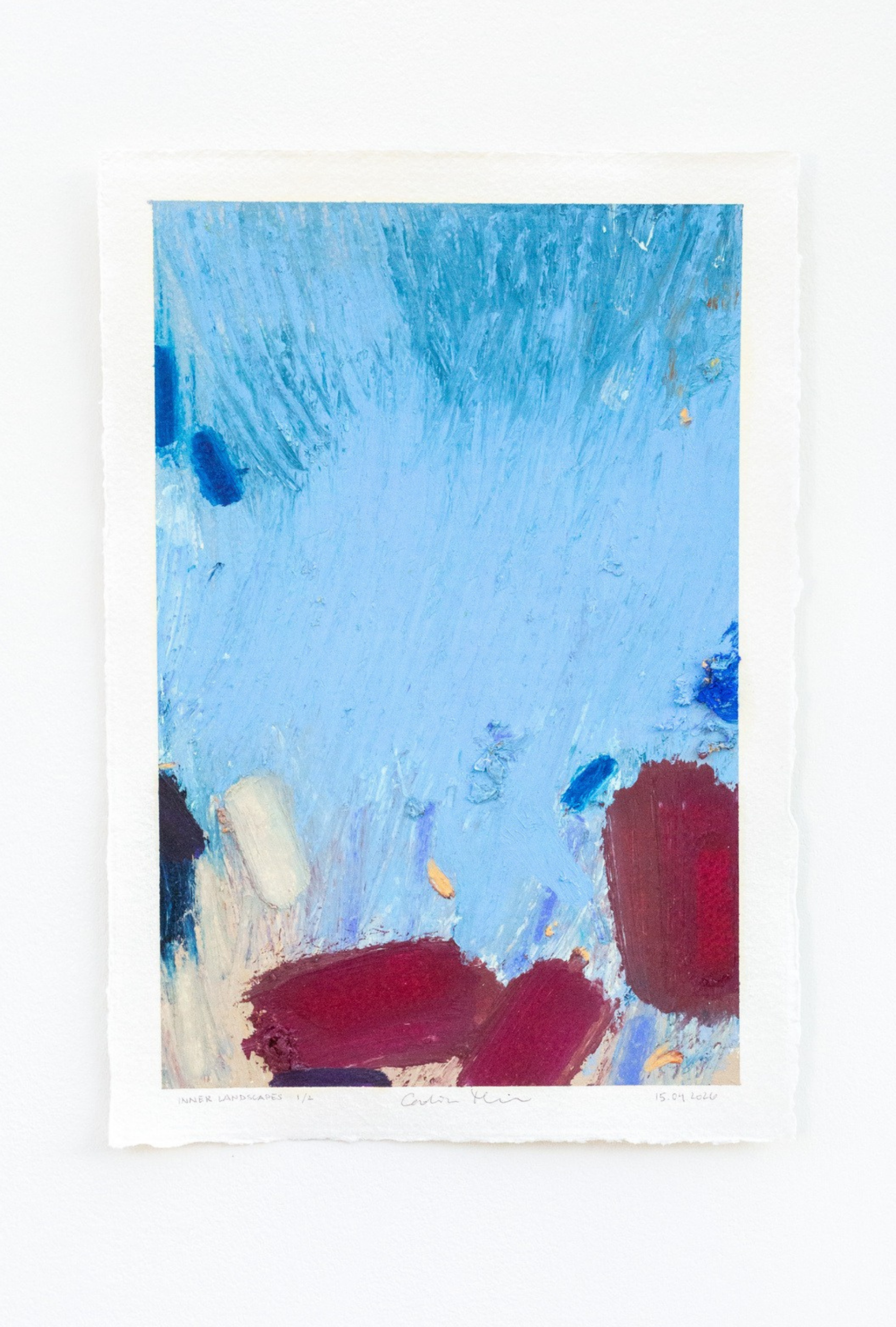 Inner Landscapes - 15.04.2026-1
2026
21cm x 31cm (unframed)
oil stick, drawing oil on cotton paper