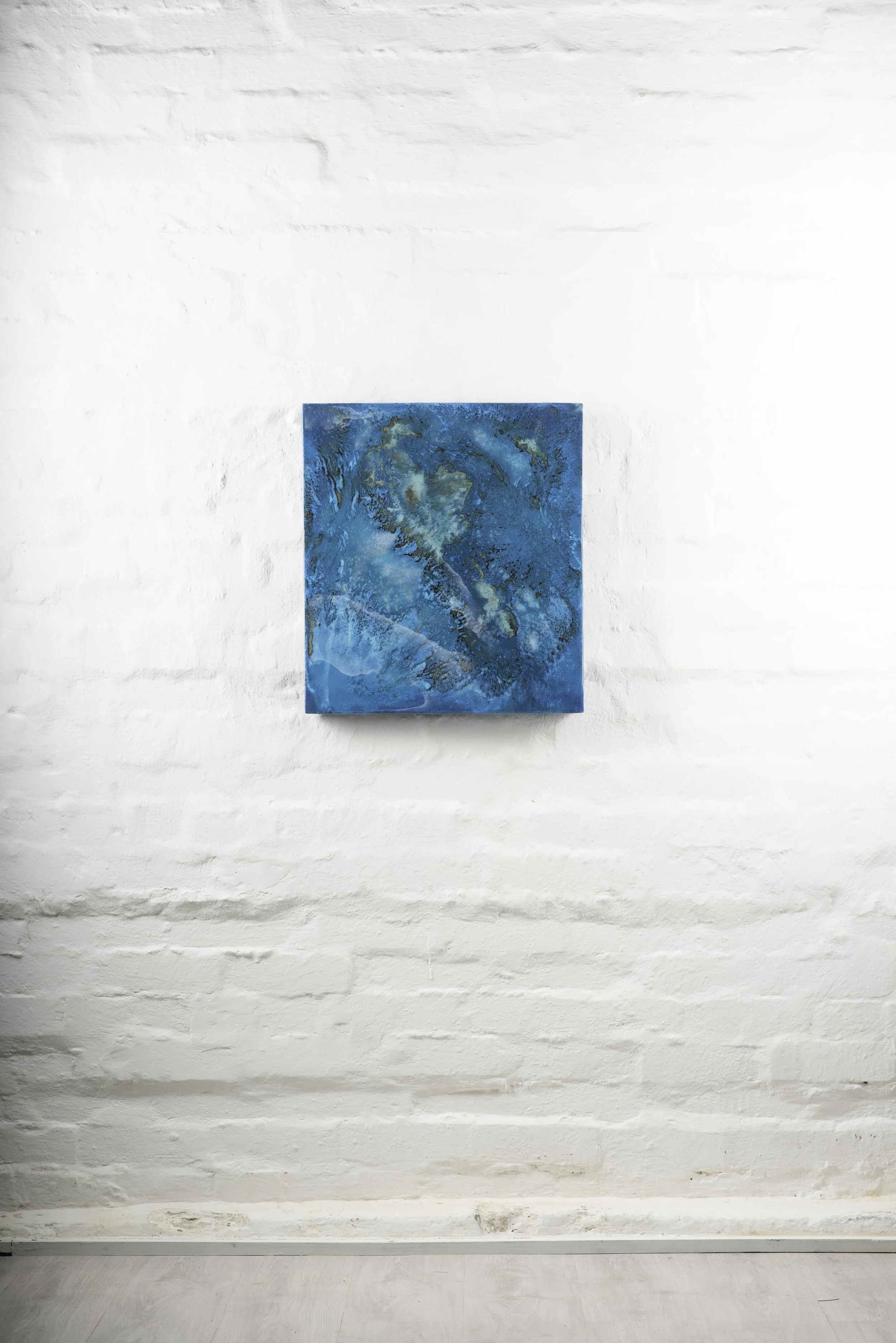 THE TIDE AIN'T QUIET 56cm x 51cm Shaped bronze and patina 