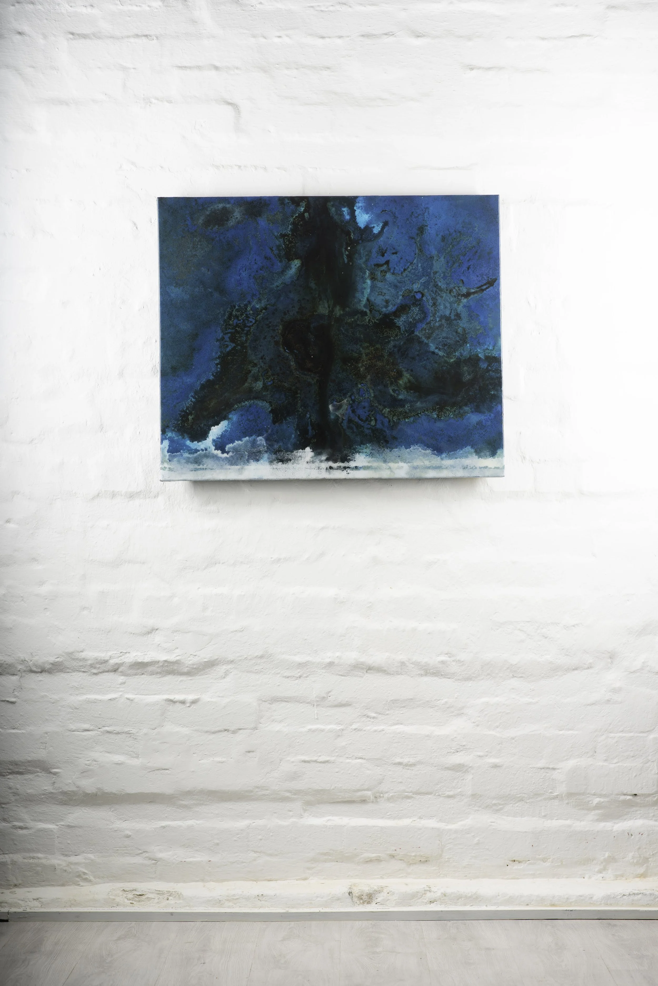 THE PULL NEVER LETS GO 70cm x 80cm Shaped bronze and patina 