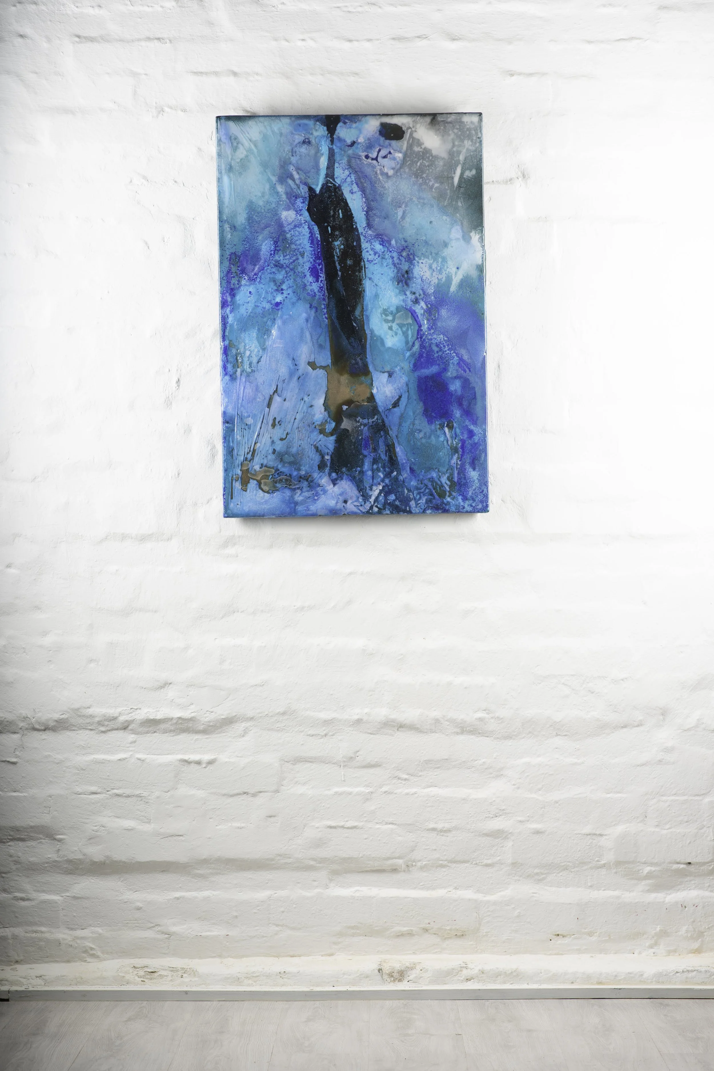 THE COVE KNEW ME 91cm x 57cm Shaped bronze and patina 