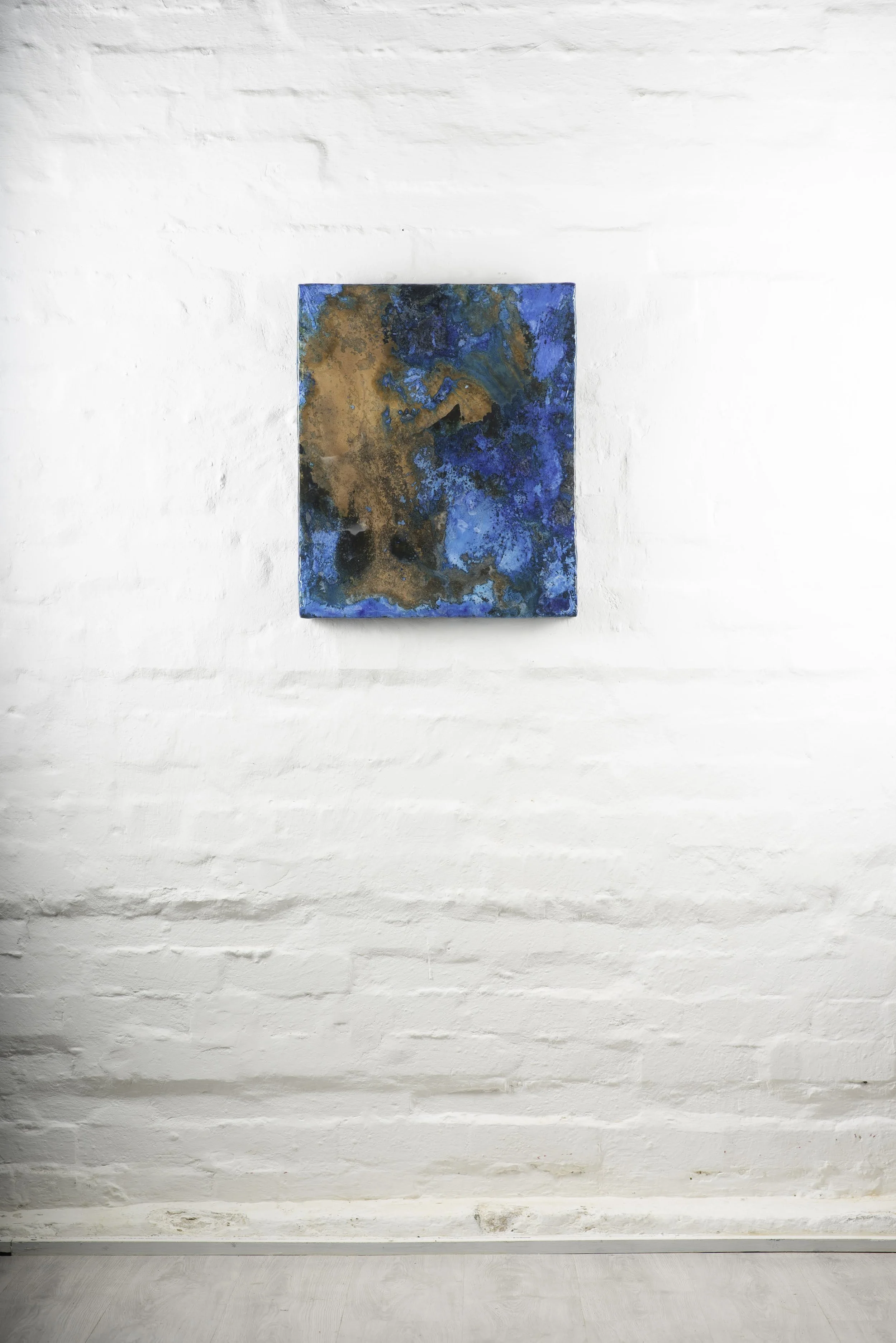 WORN OFF THE ROCK 61cm x 51cm Shaped bronze and patina 