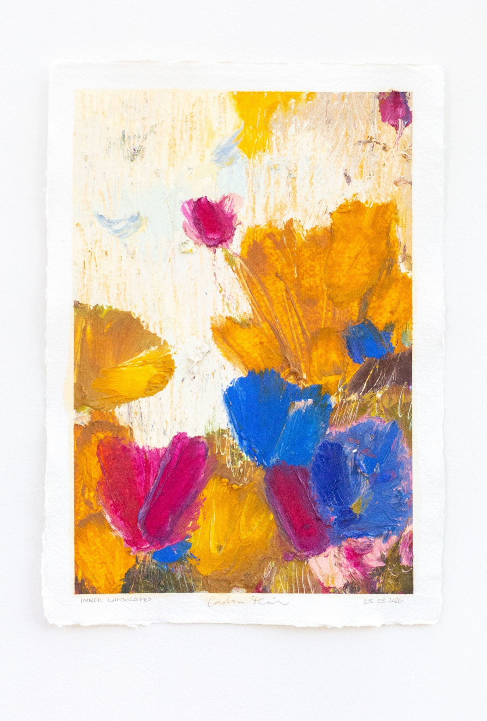 Inner Landscapes 25.03.2026
2026
21cm x 31cm (unframed)
oil stick, acrylic on cotton paper