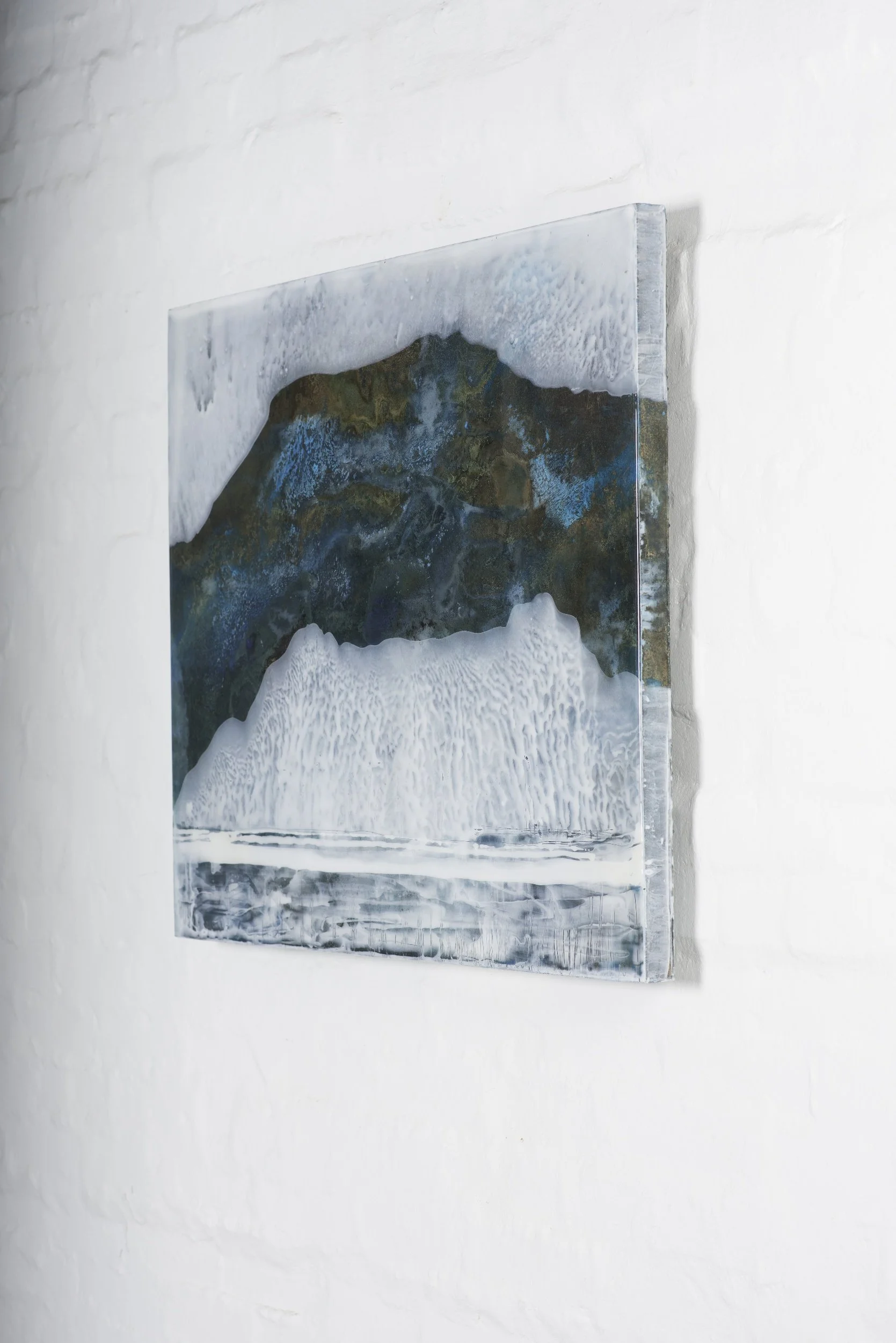 Rough Day, Rougher Water 
2025
101 cm x 80cm 
bronze patina resin 

