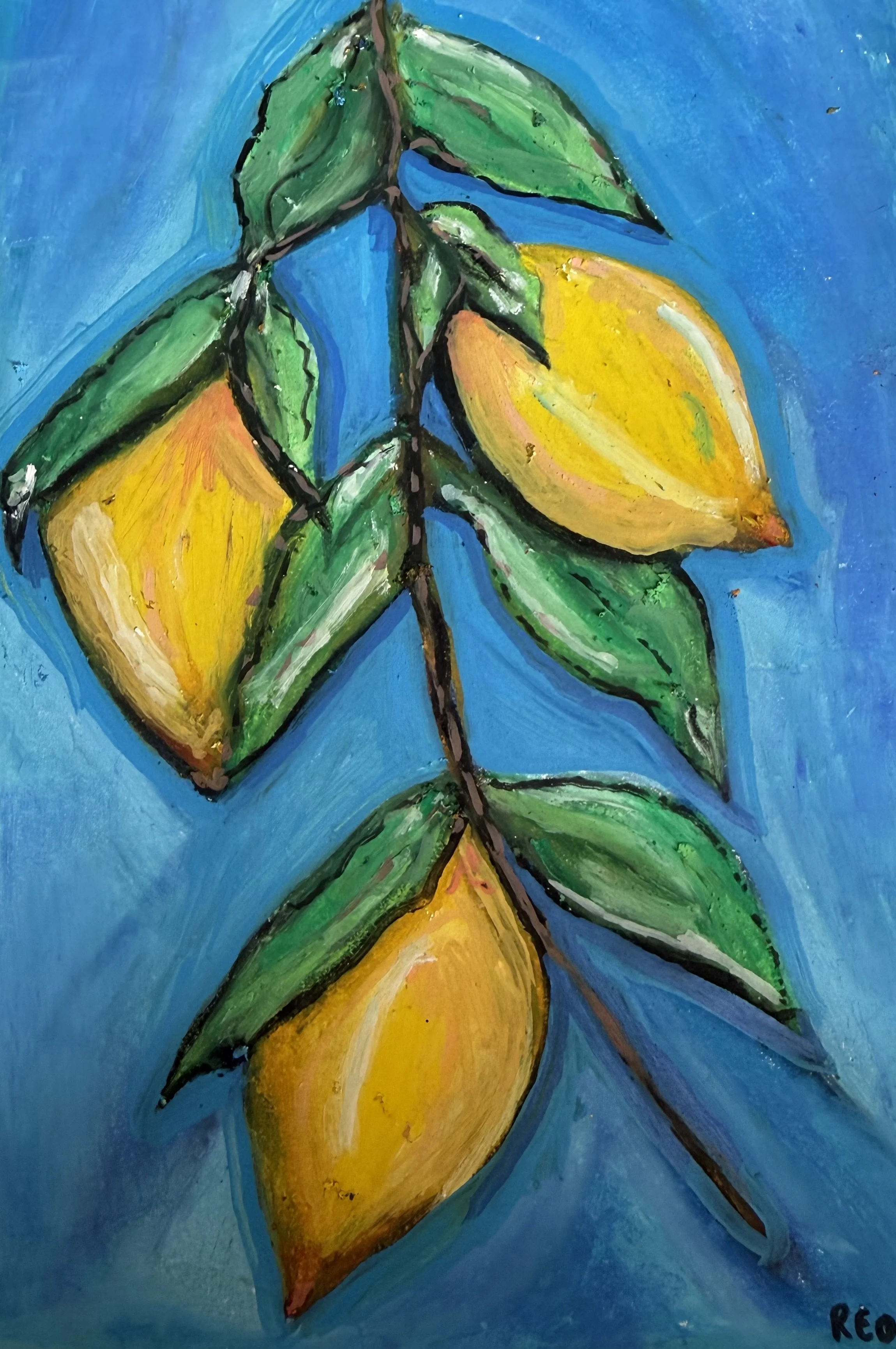 Oil pastel A4 