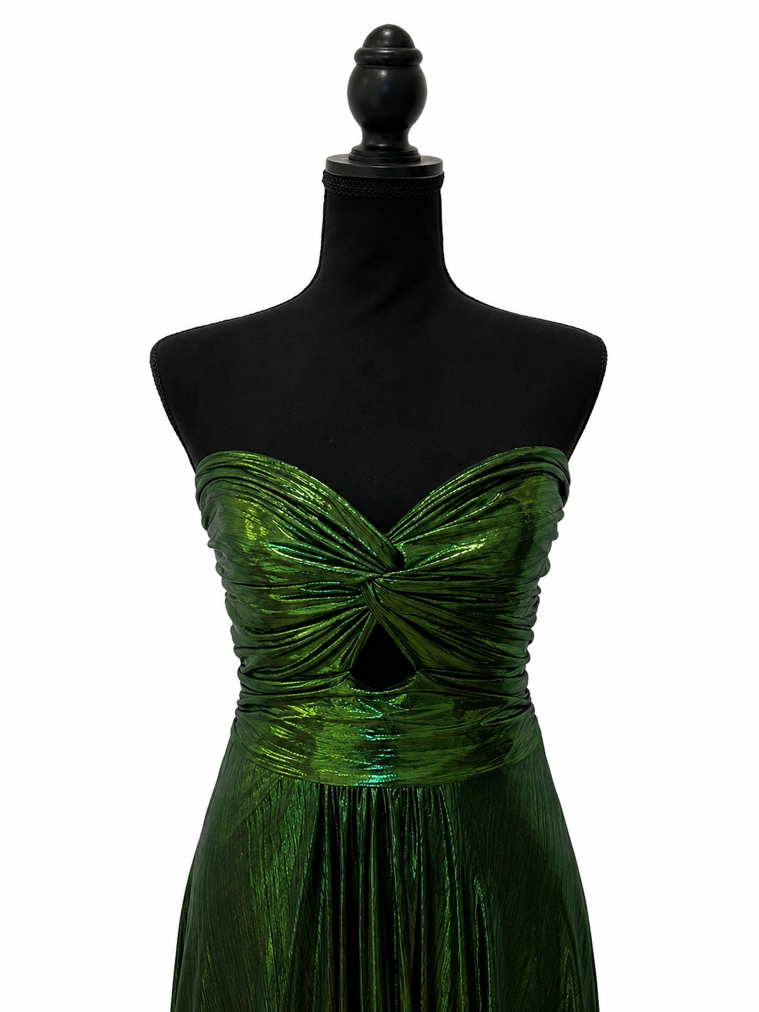 Emerald Green Draped Gown (Copy)