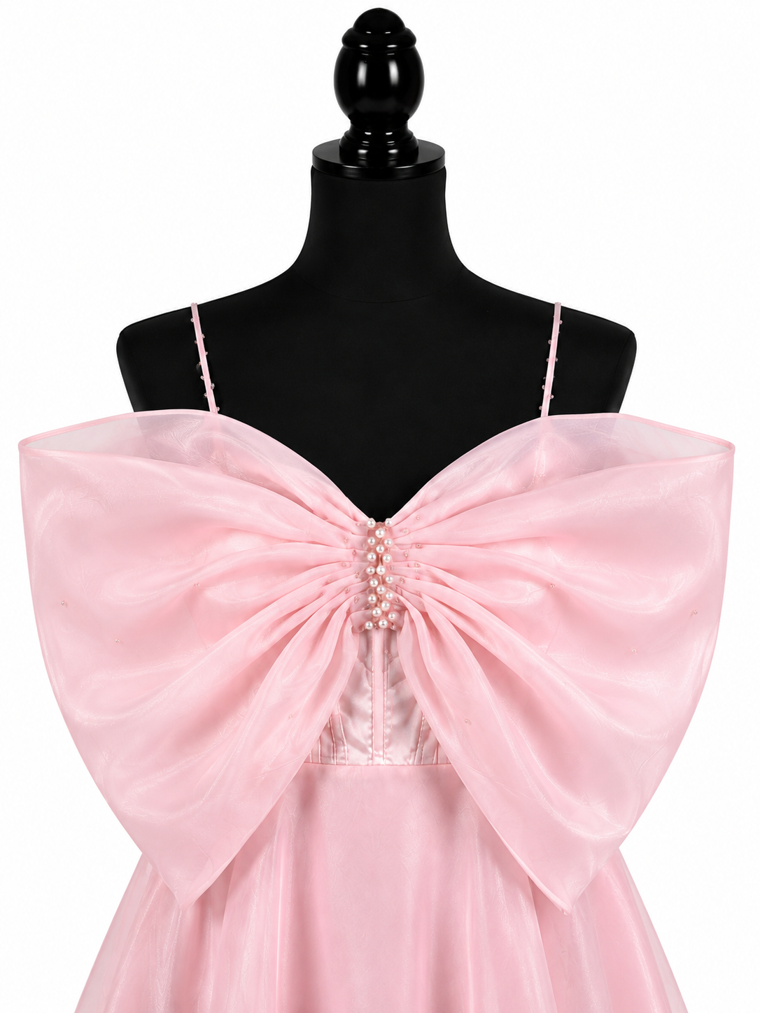 Pink Bow Mini Dress