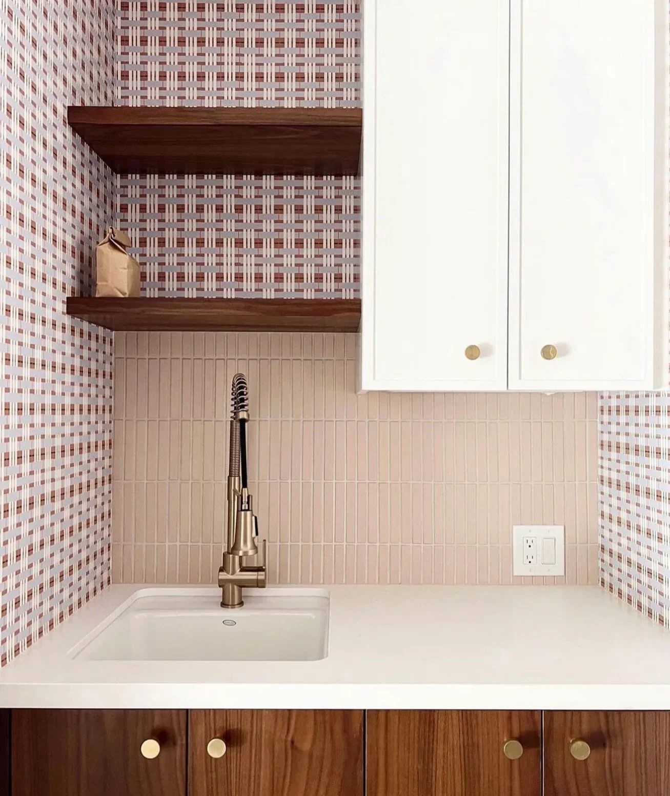 If you love wallpaper but you&rsquo;re nervous about the commitment (or resell value), aim for small spaces like pantries, laundry rooms, and powder rooms. It&rsquo;s a little peep of pattern for you and your future buyer without a full room install 