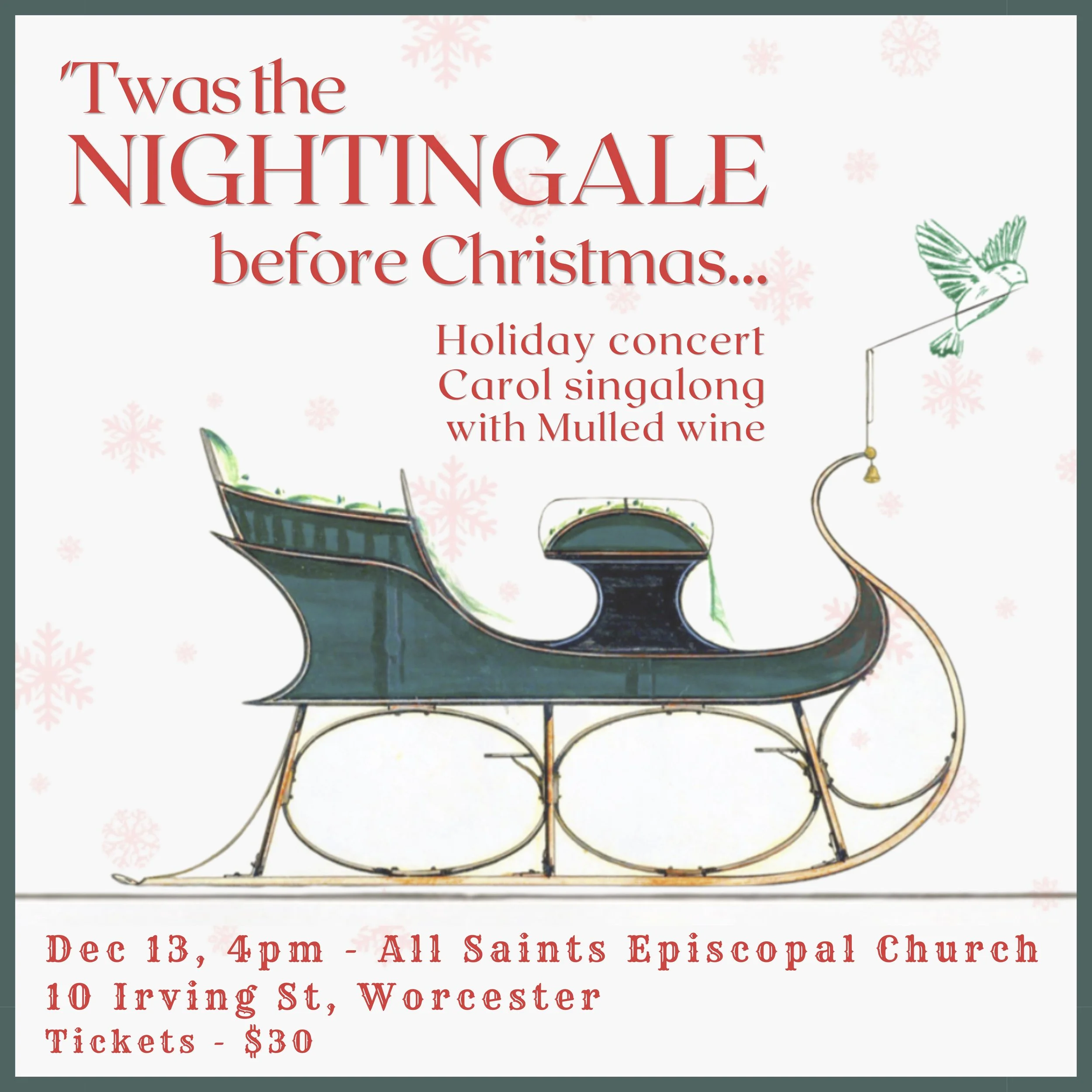 ‘Twas the nightingale before the christmas - Dec 13