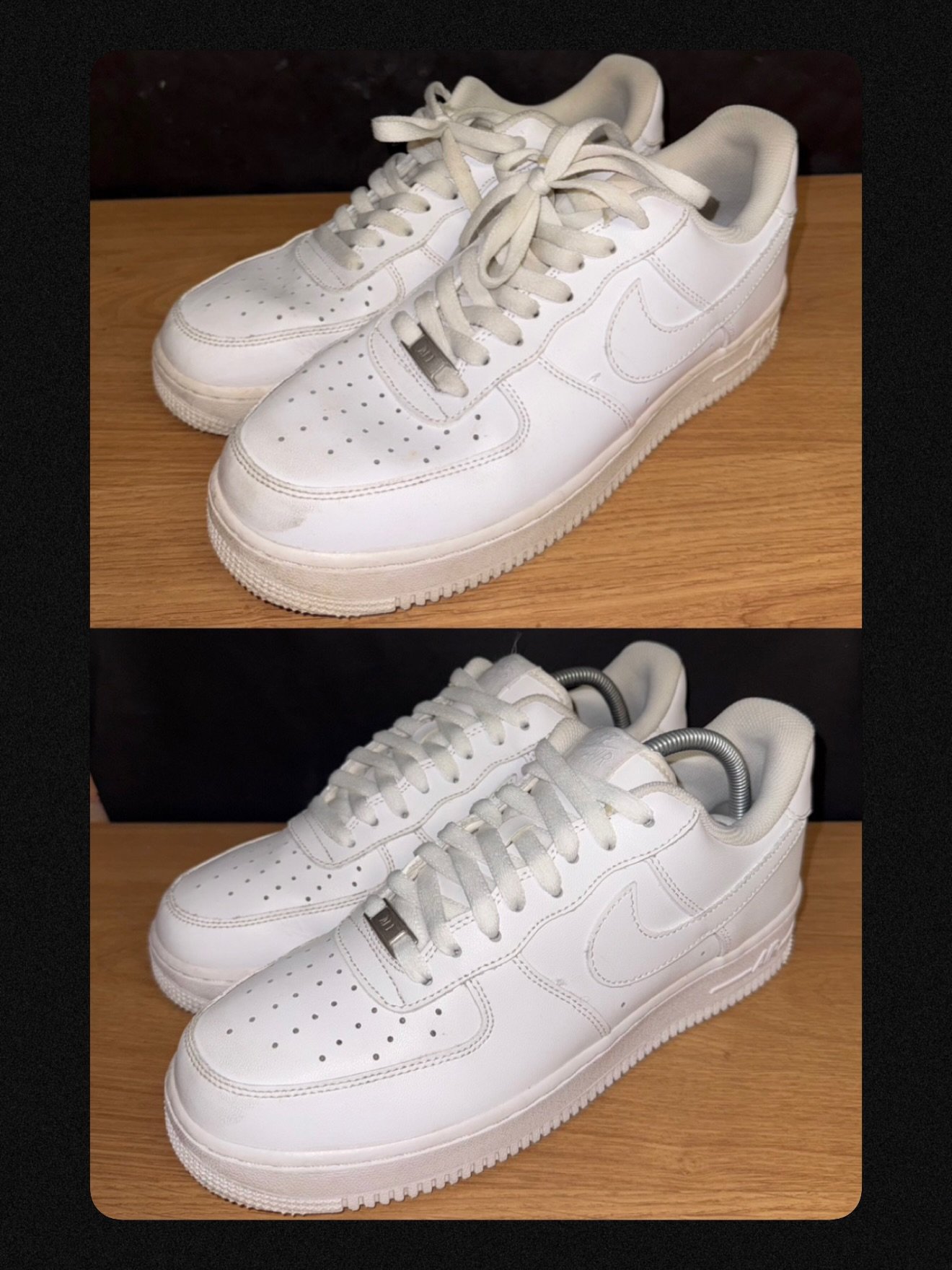 Premium clean 🧼 Nike Air Force One 1 Sutton/BHX📍DM to get yours cleaned today 📲 
#trainertherapy #white #nike #airforce #clean