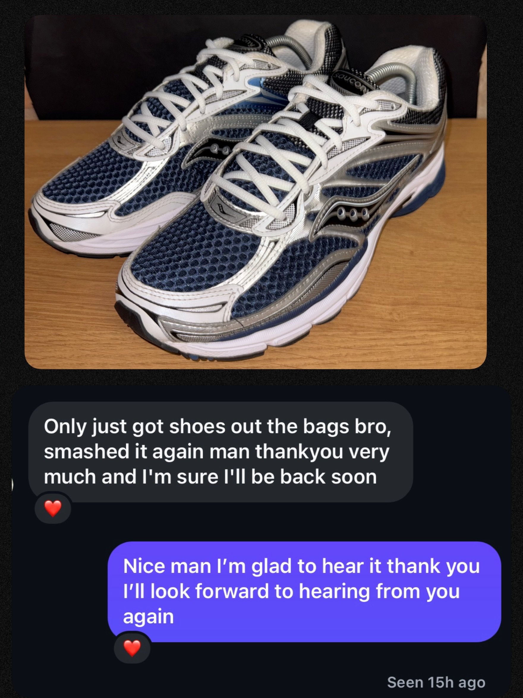 DM to get yours cleaned and you will have the exact same reaction to them ⭐️⭐️⭐️⭐️⭐️🧼
#trainertherapy #clean #reviews #saucony #fypシ
