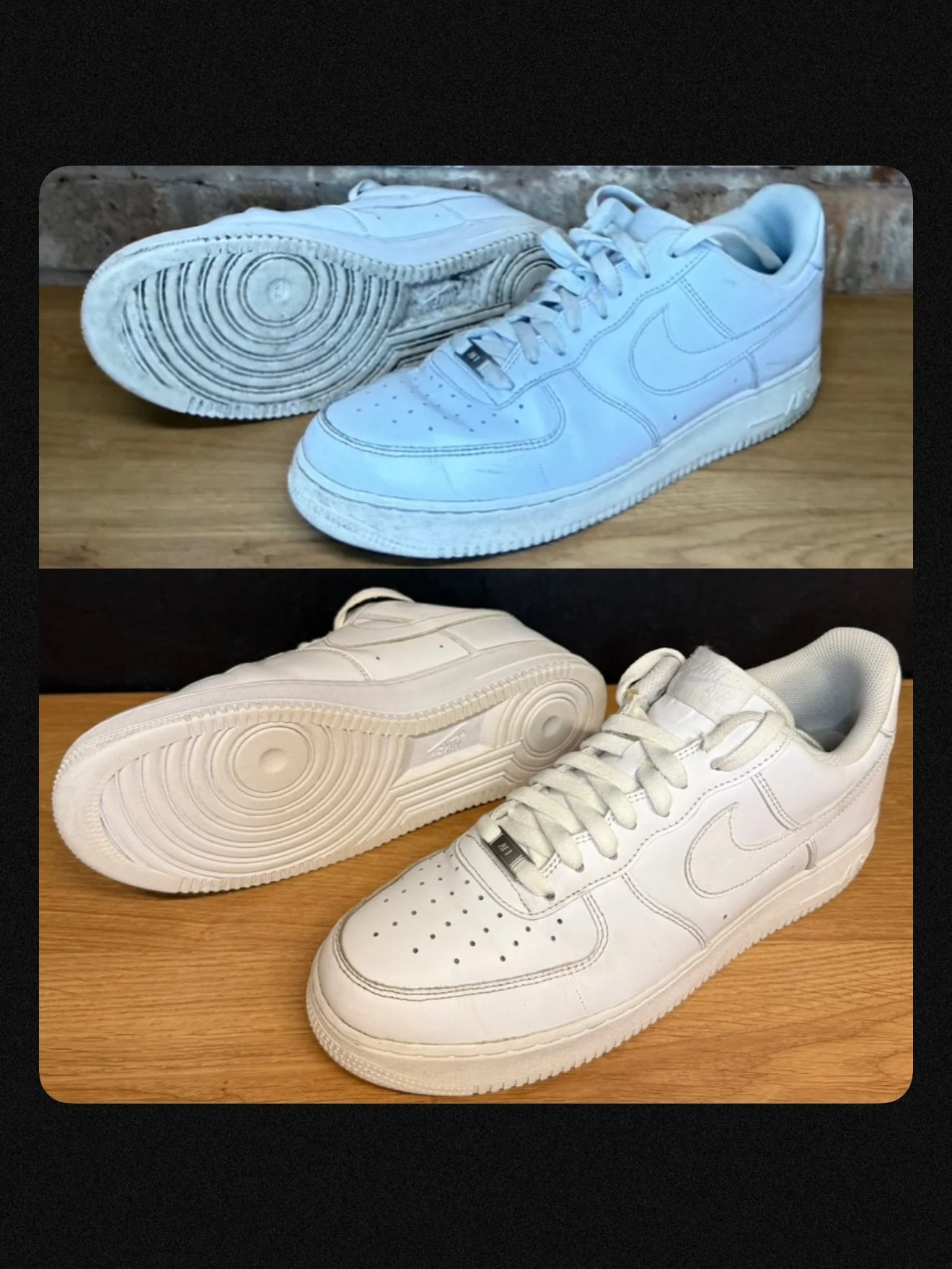 Premium Restoration 🧼 AF1 Sutton/BHX📍DM to get yours cleaned today📲 
#trainertherapy #suttoncoldfield #clean #shoecleaner #nike