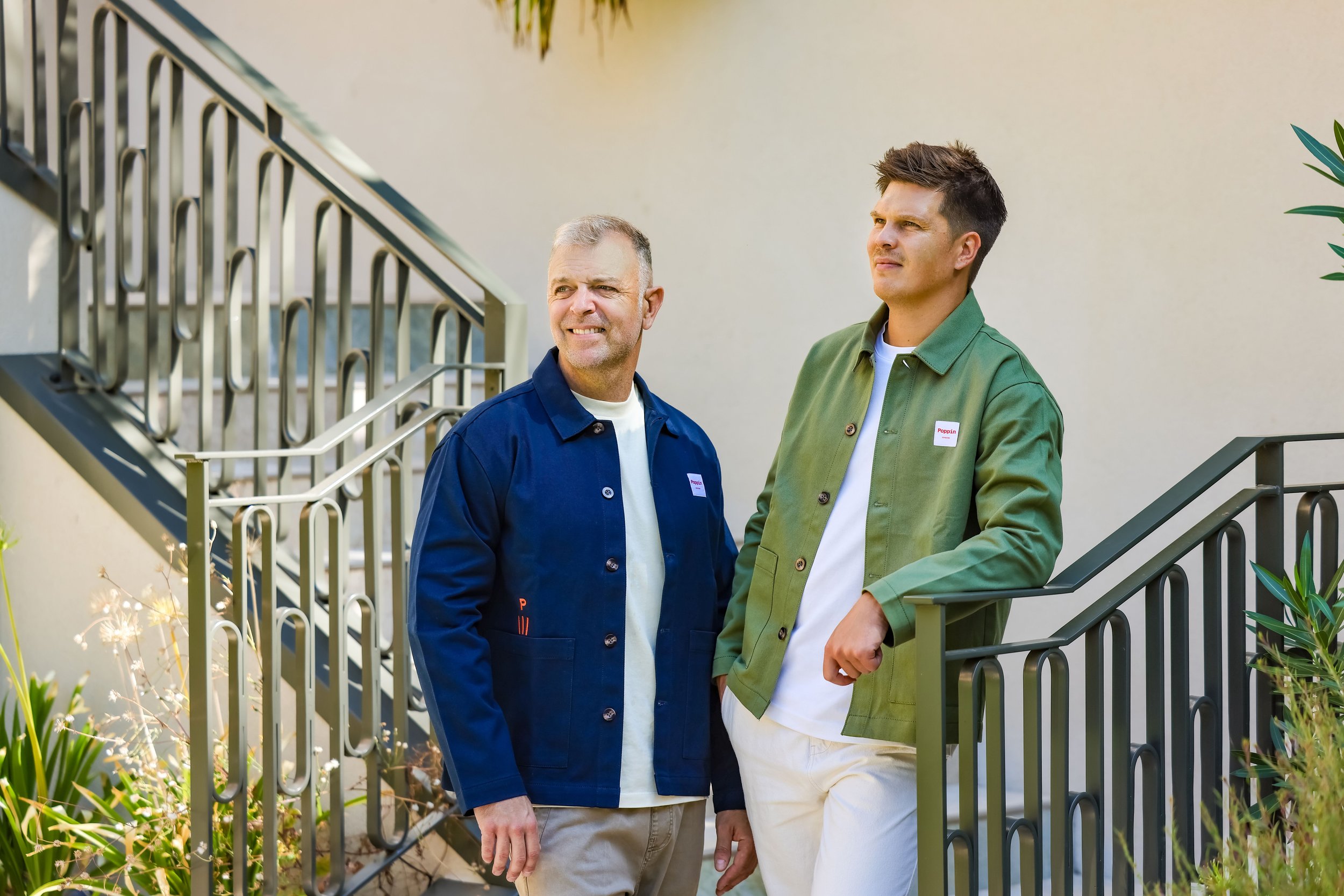 Les deux associés de Poppin, à Paris