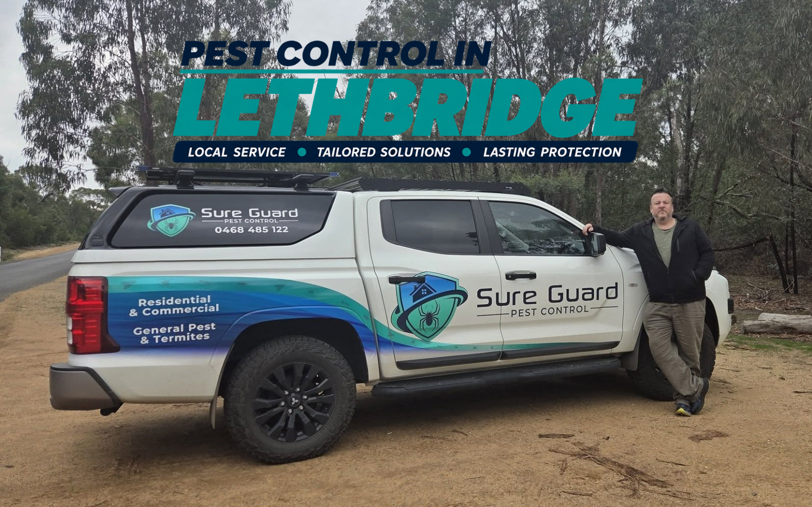 SureGuard Pest Control providing local pest control services in Lethbridge Victoria