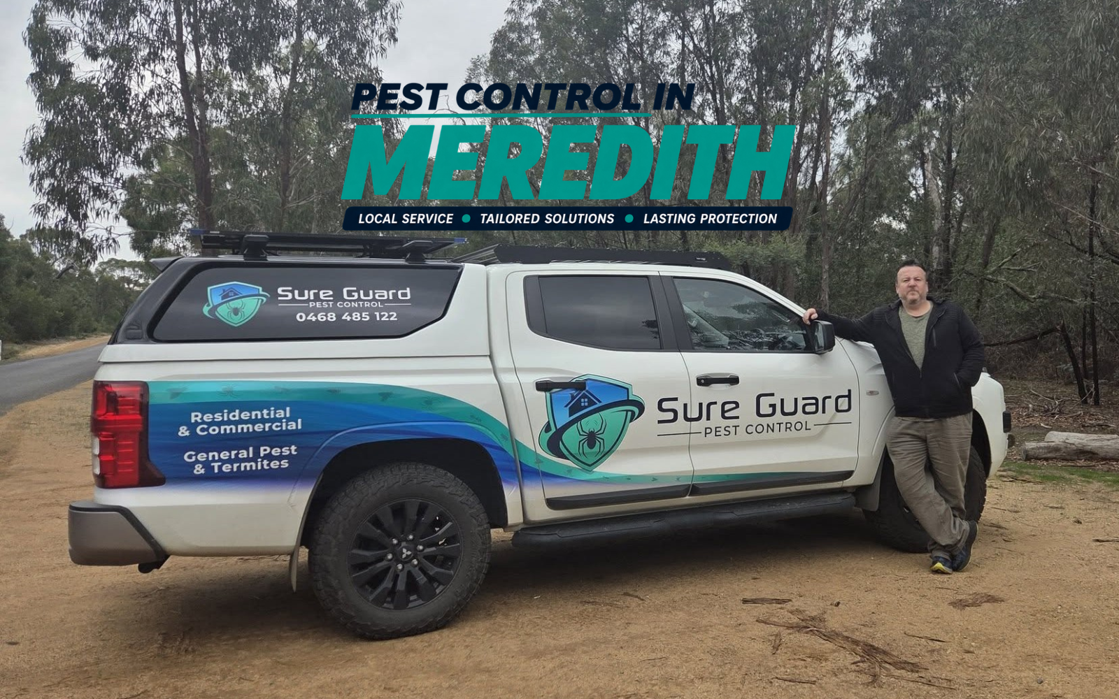 SureGuard Pest Control providing local pest control services in Meredith Victoria