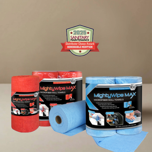MightyWipe® Max Microfiber Roll Towels MAX-BL-50 MAX-RD-50