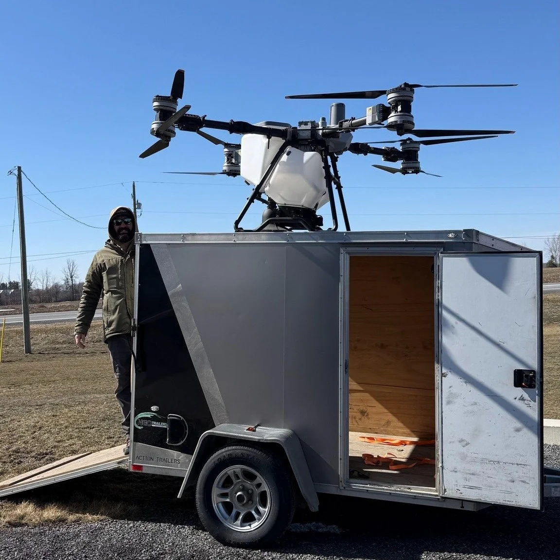 Have you ever wondered what an agriculture drone could actually do for your farm?  If so, this post is for you.

The T-100 (pictured) delivers what farmers actually need - large payload capacity, precise application, and intelligent sensing that keep