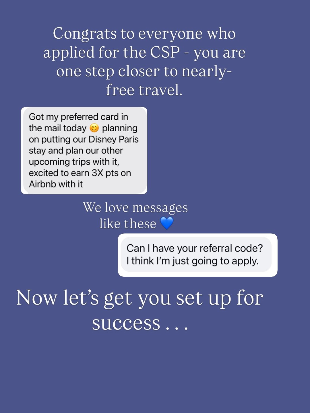 📌 SAVE THIS POST for when your new card arrives!

🎉 Congratulations! You&rsquo;ve just taken the first step toward traveling for (almost) free by earning points on your everyday spending.

Now let&rsquo;s make sure you&rsquo;re set up to maximize e