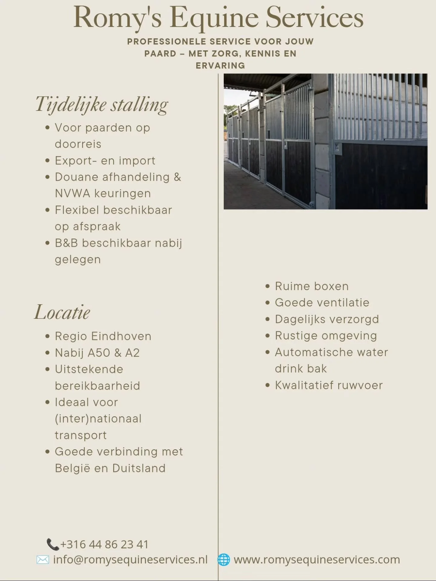 📍 Eindhoven area!
Layover stables available ⬆️

#layover #Eindhoven #horsetransport #horses #paard