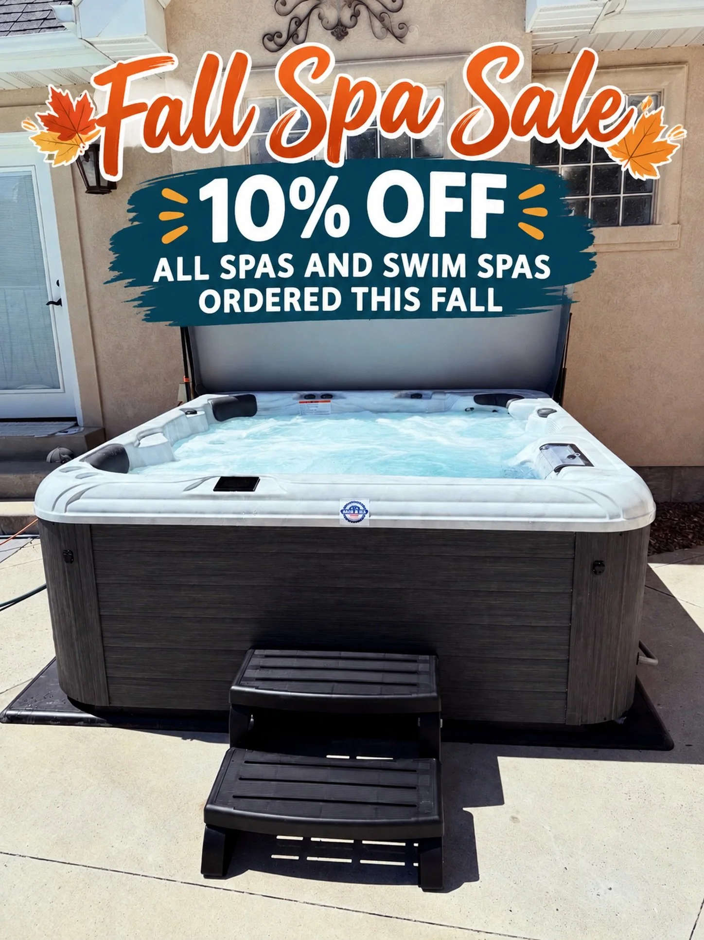 To celebrate the launch of our new website, we are offering 10% off of all spas and swim spas purchased this fall! 🍂 
Head on over to 208poolandspa.com to browse our selection of luxury spas! ✨ 🍁 

#208poolandspa #poolmaintenance #spamaintenance #h