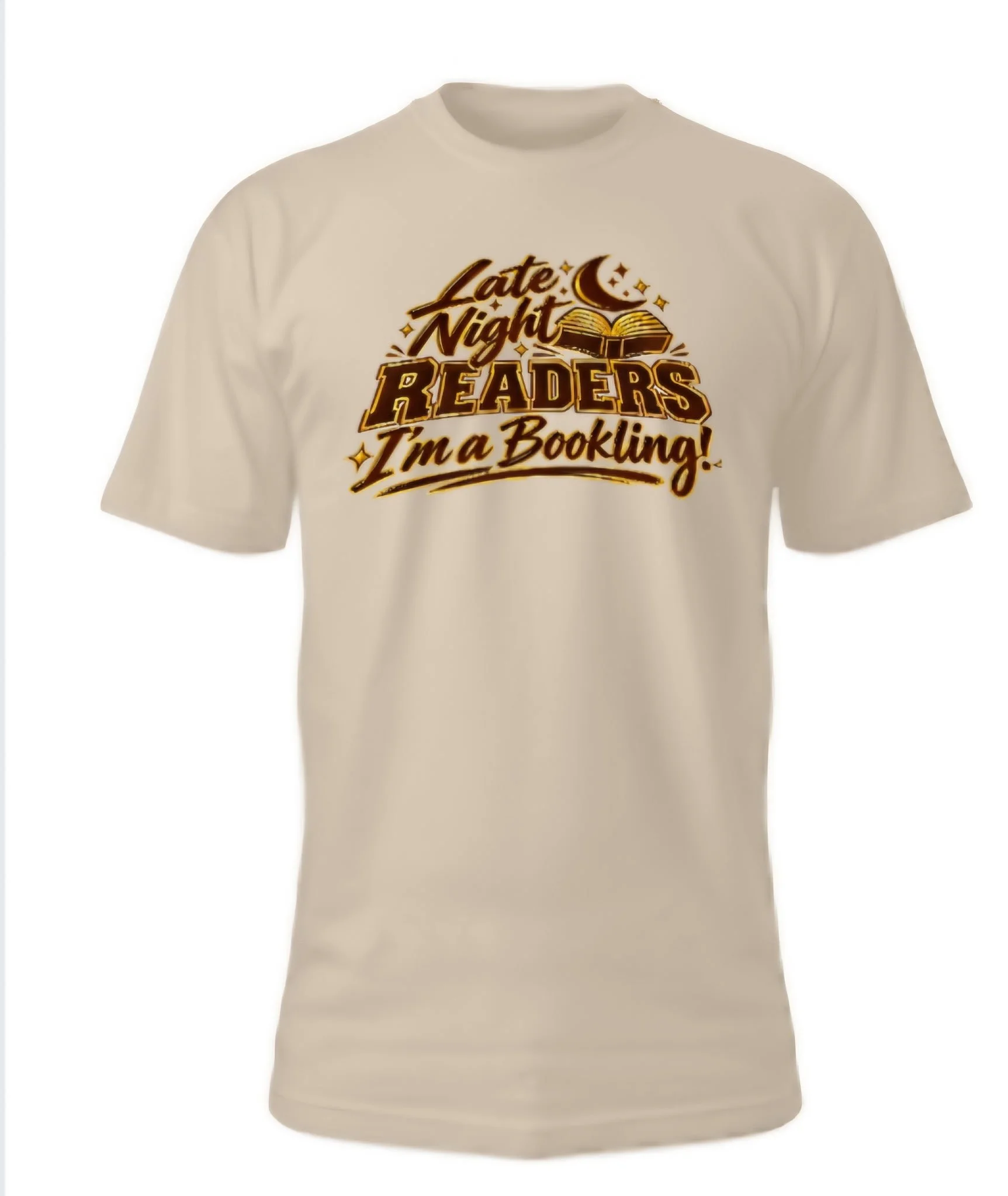 Unisex Late Night Readers “I’m a Booking!” – Cream & Gold Edition